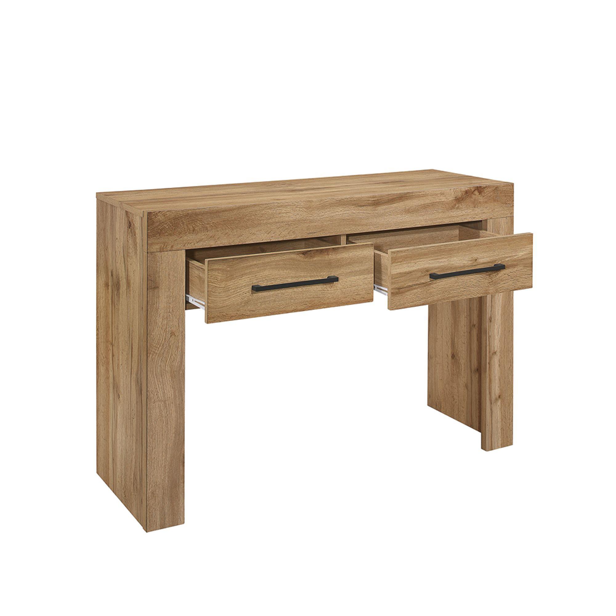 Compton Console Table - 2 Drawer - Oak