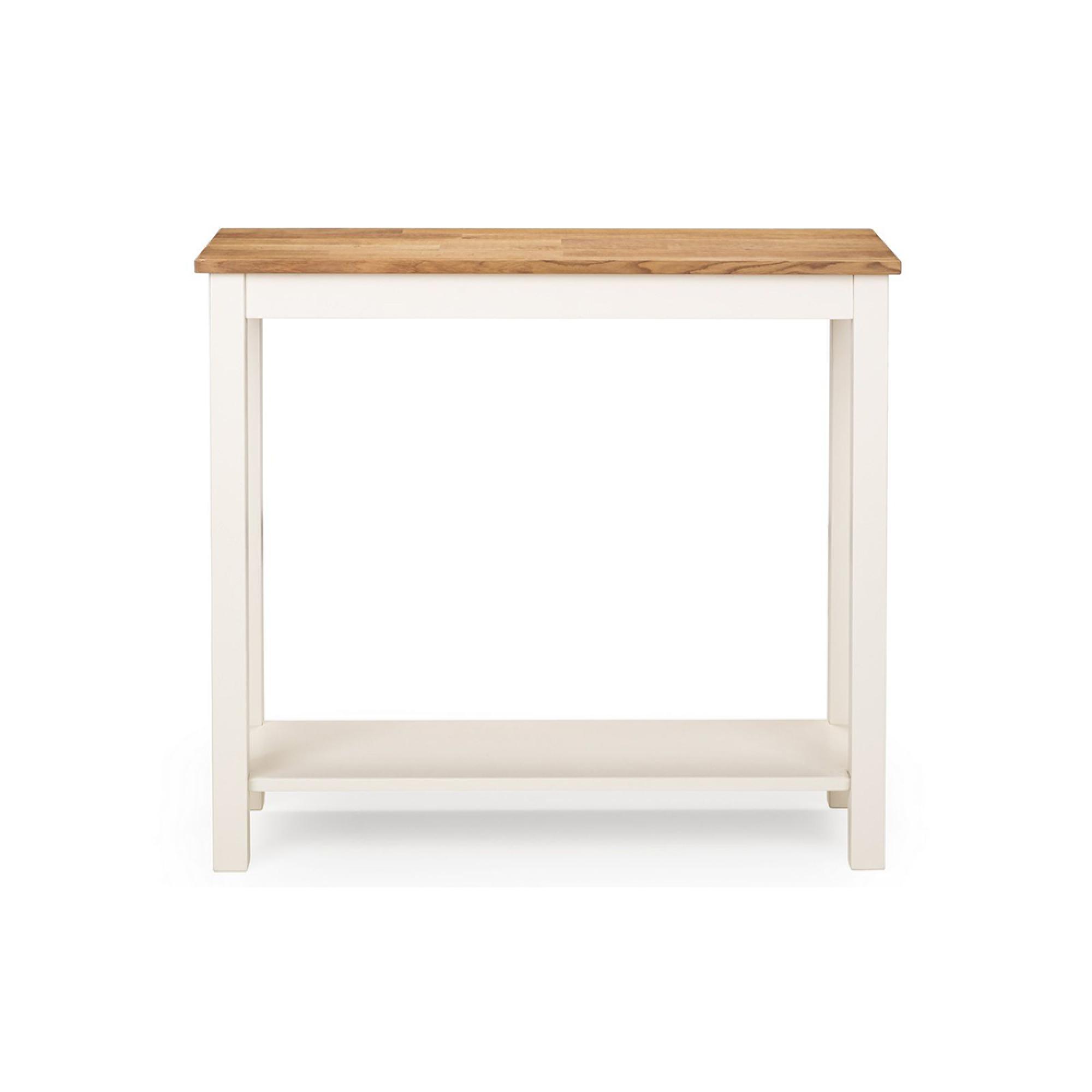 Coxmoor Console Table with Shelf - Ivory