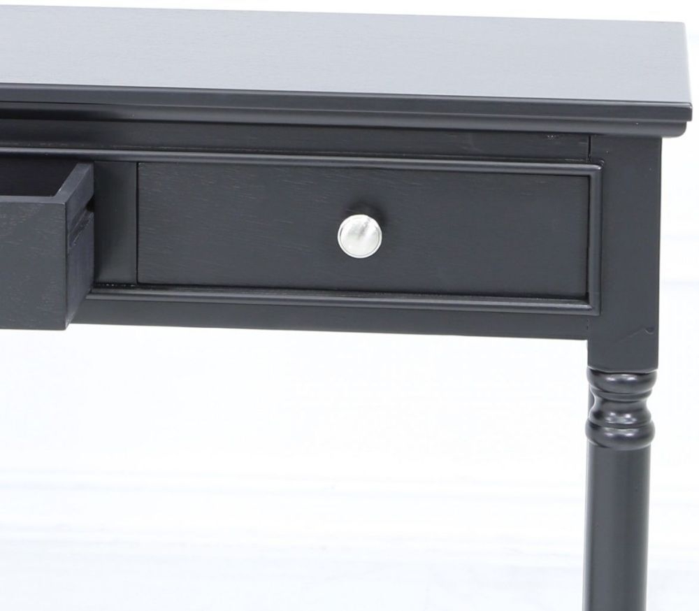Delta Console Table - 3 Drawer - Black