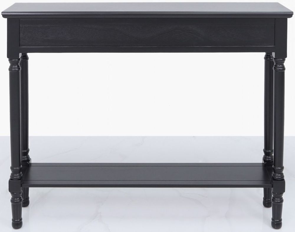 Delta Console Table - 3 Drawer - Black