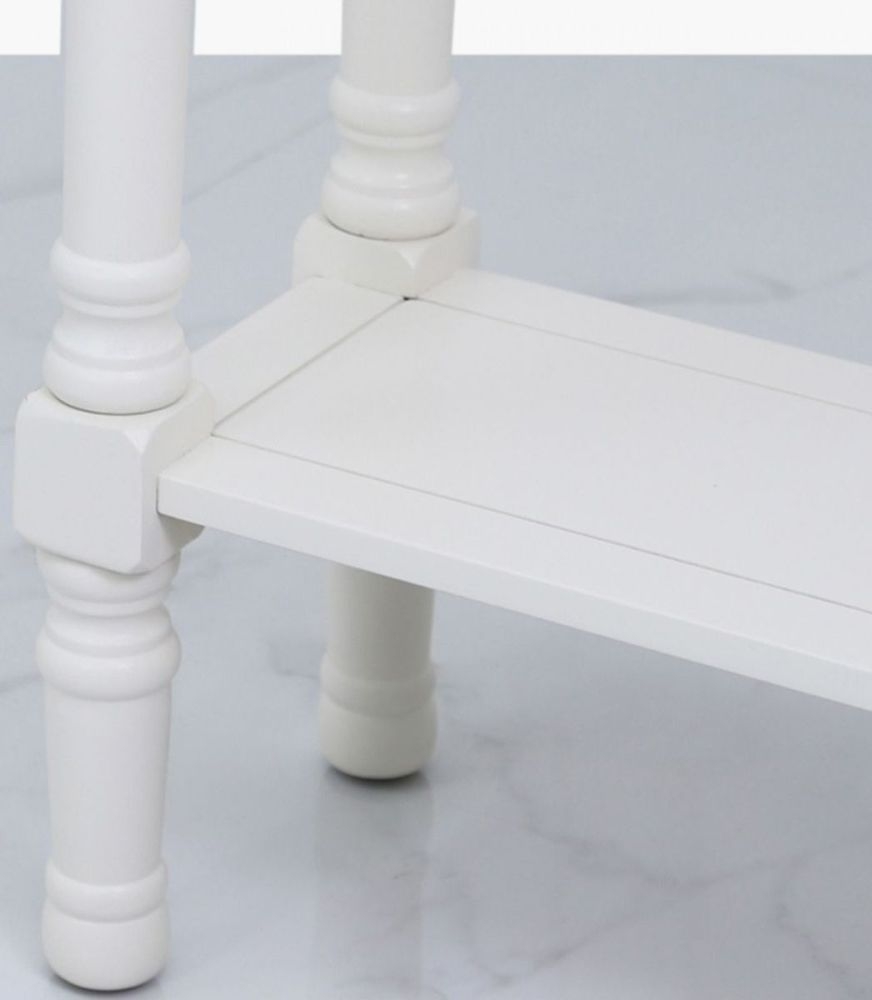 Delta Console Table - White