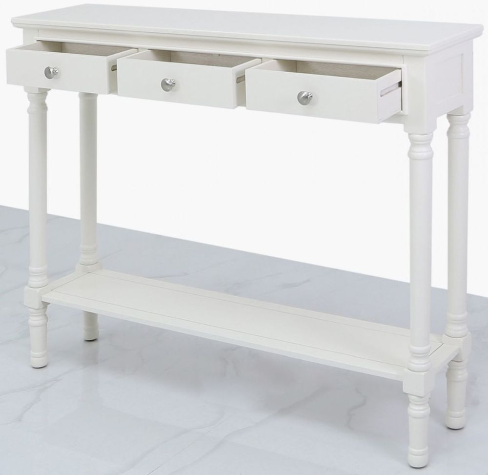 Delta Console Table - White