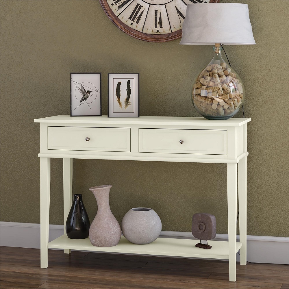Franklin Console Table - White - 7918013COMUK