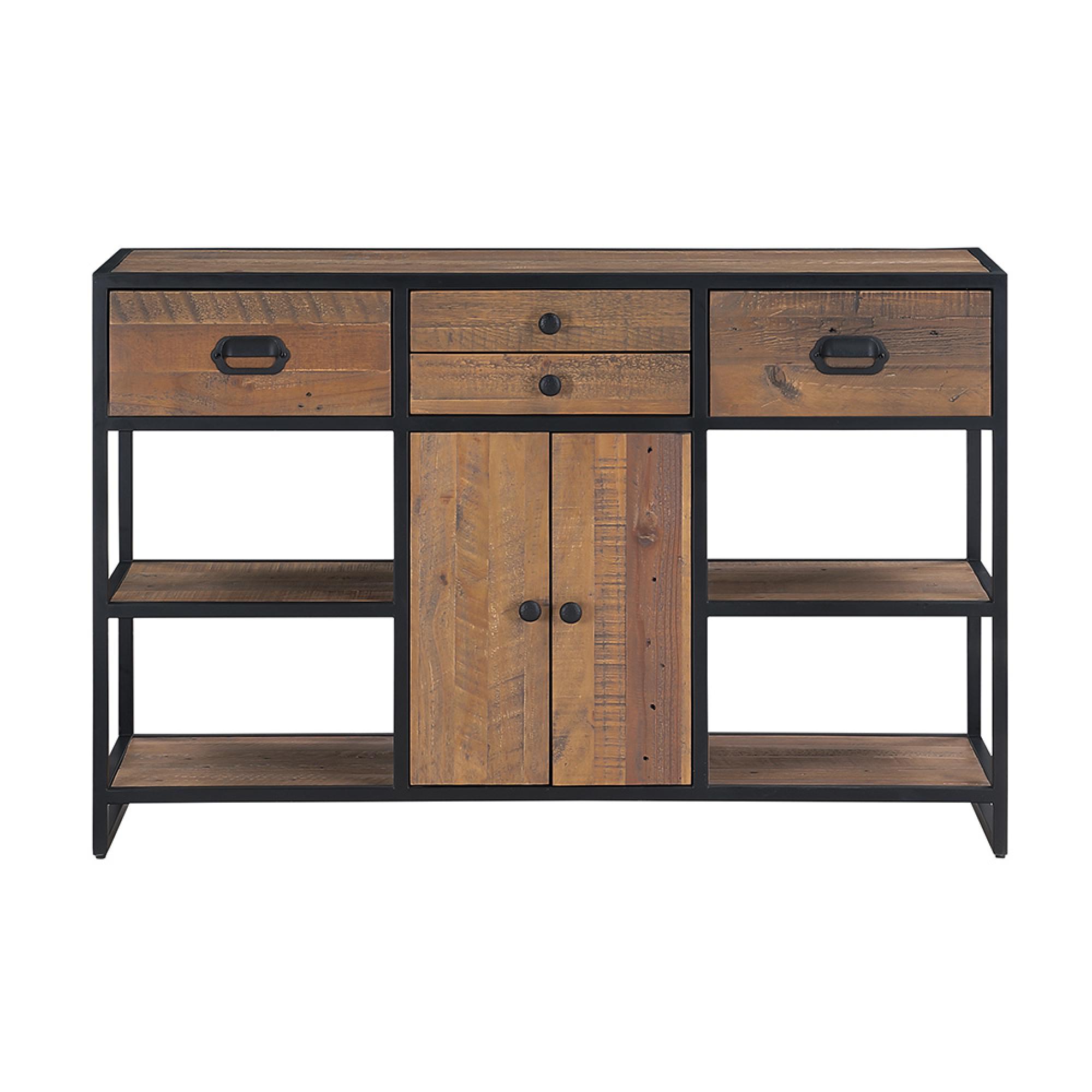 Ooki Reclaimed Wood Console Table - 2 Door
