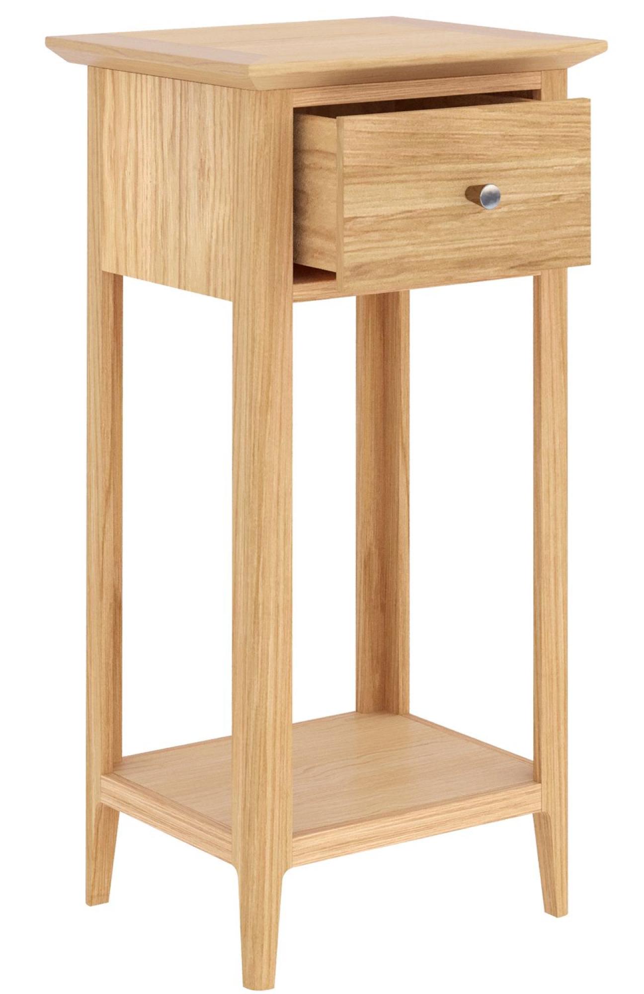 Selene Oak 1 Drawer Hall Table