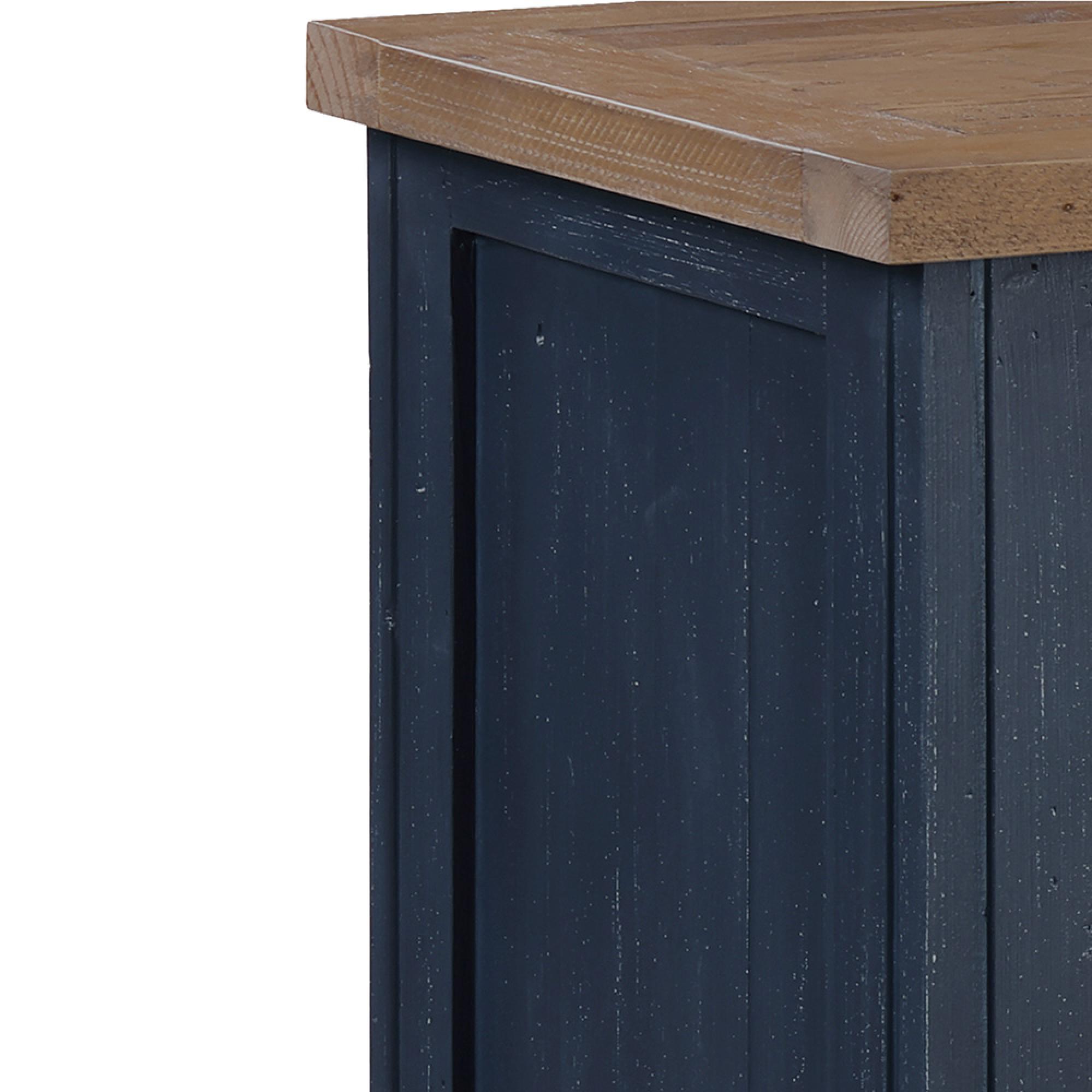 Splash Blue Hall Table - 4 Drawer