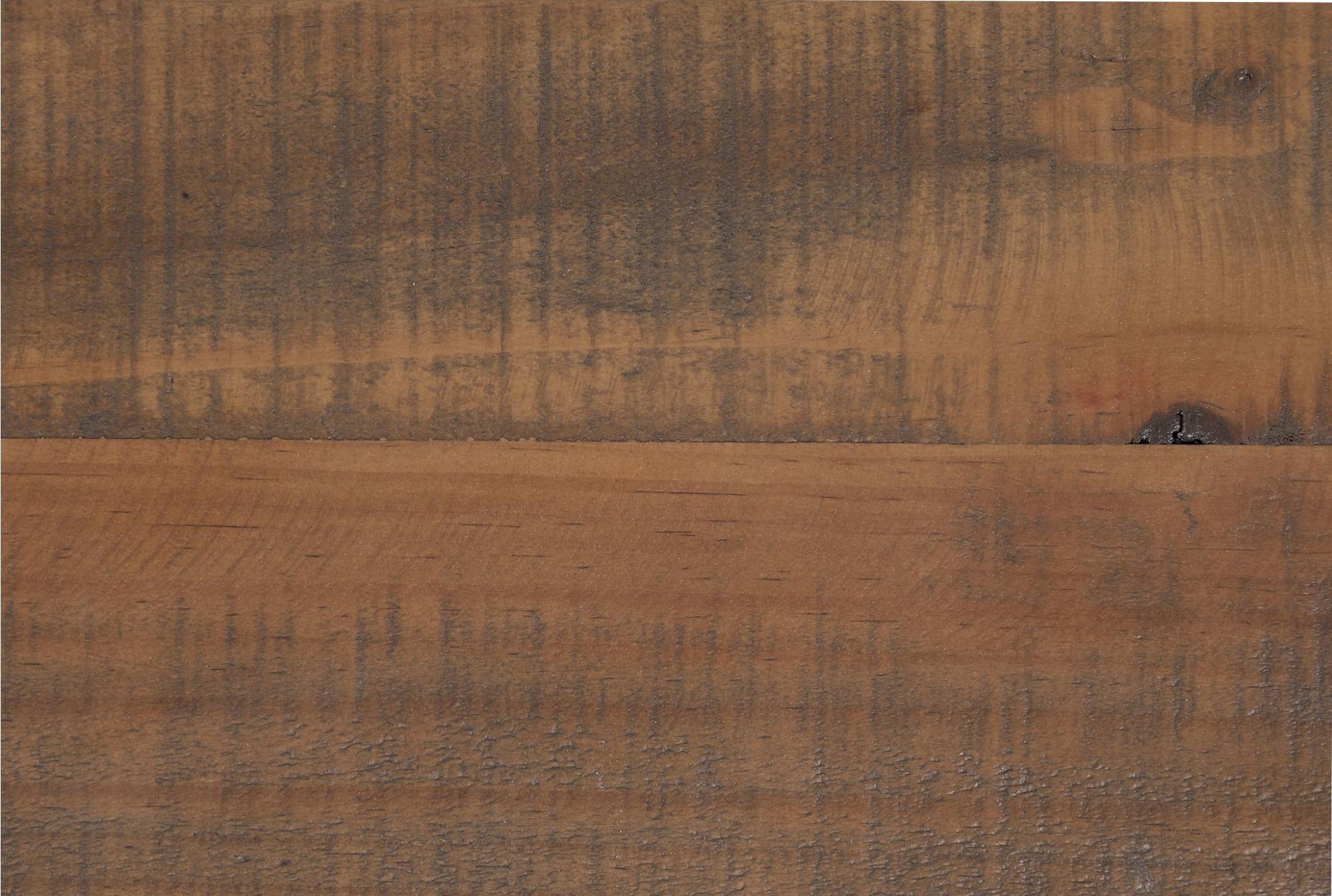 Trinity Reclaimed Wood & White Console Table - 3 Drawer