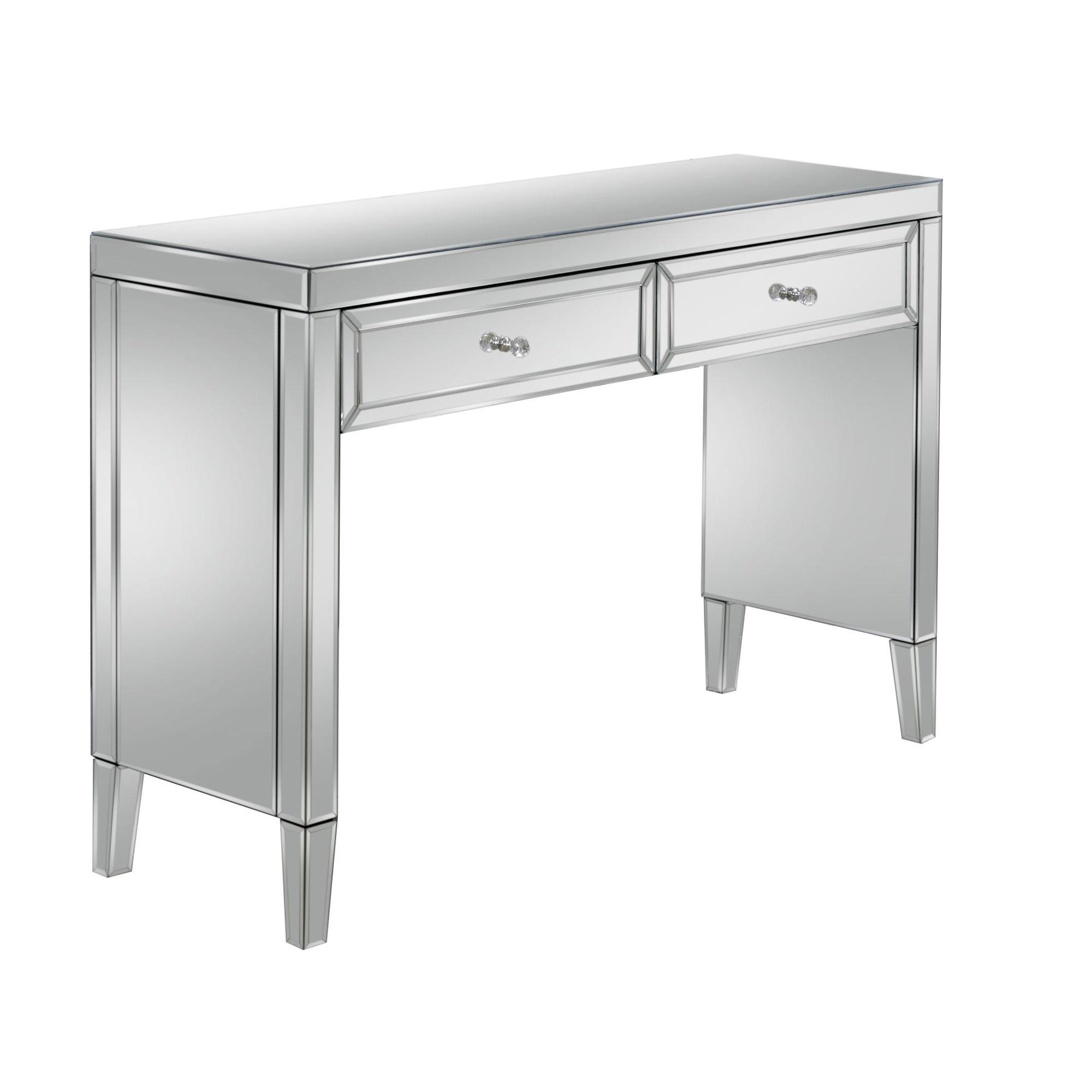 Valencia Console Table - 2 Drawer - Mirrored