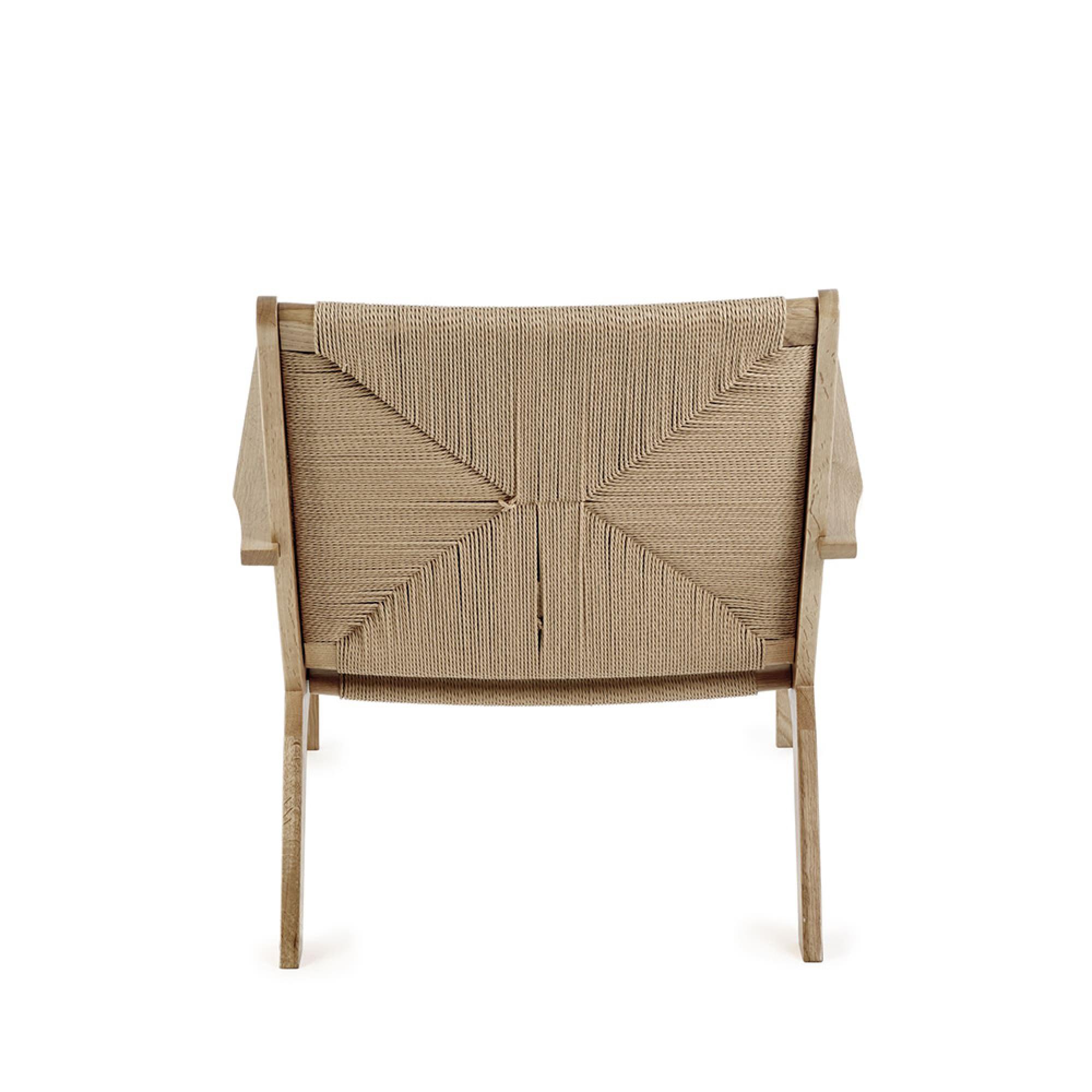 Icaria Armchair - Oak and Woven