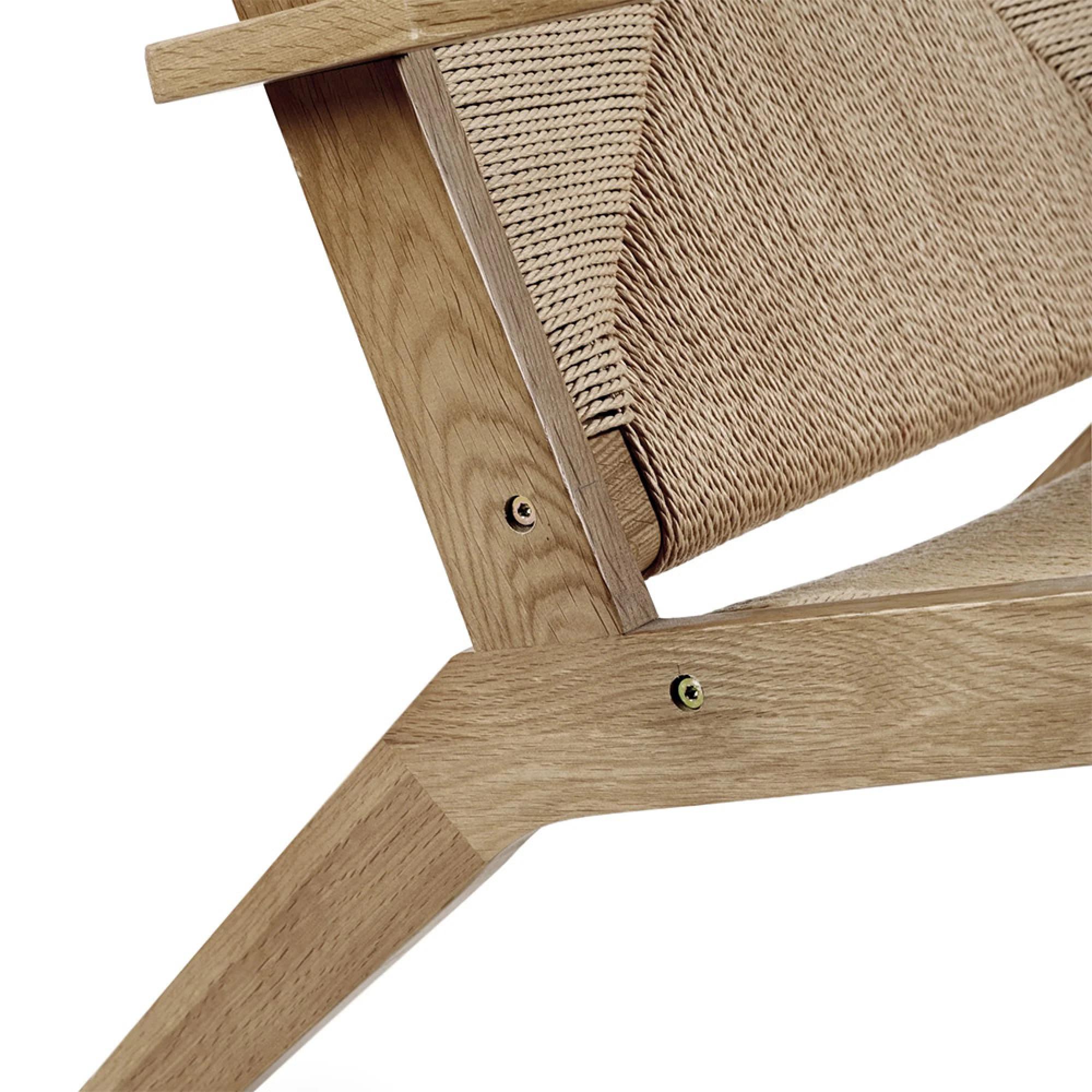 Icaria Armchair - Oak and Woven
