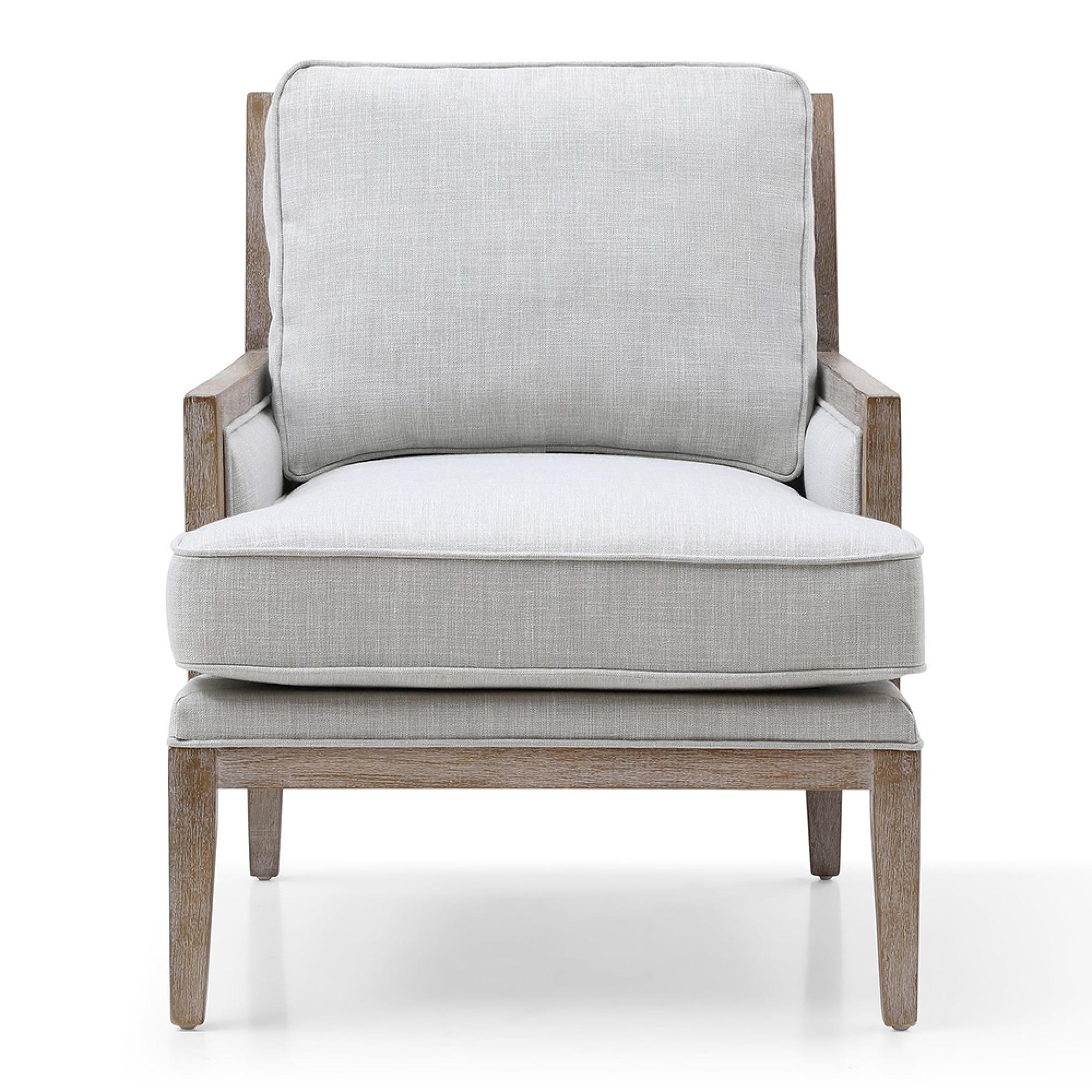 Beatrice Armchair - Grey Fabric