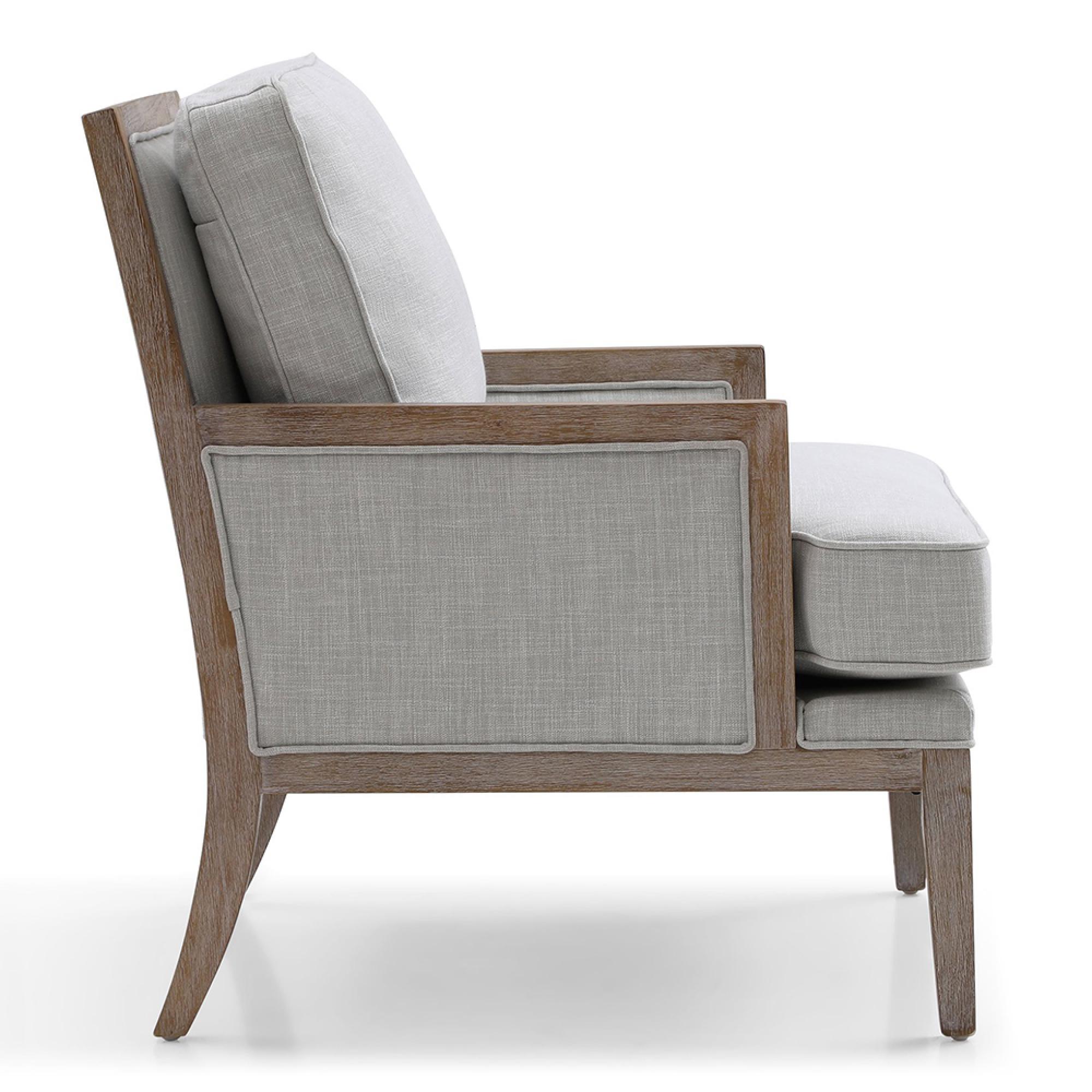 Beatrice Armchair - Grey Fabric