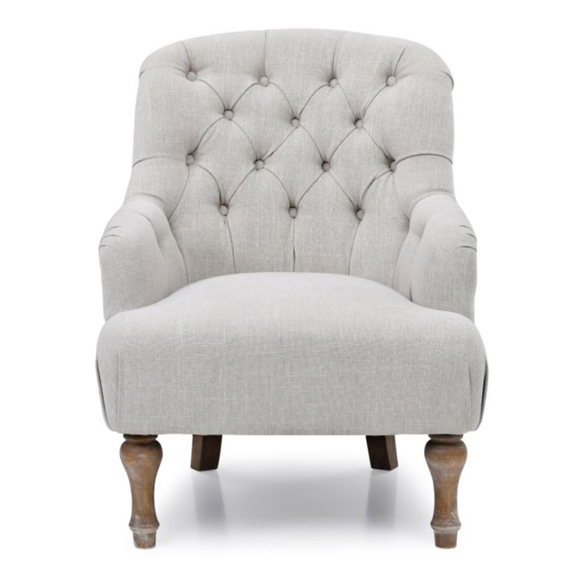 Bianca Armchair - Antheia Cream Linen Fabric