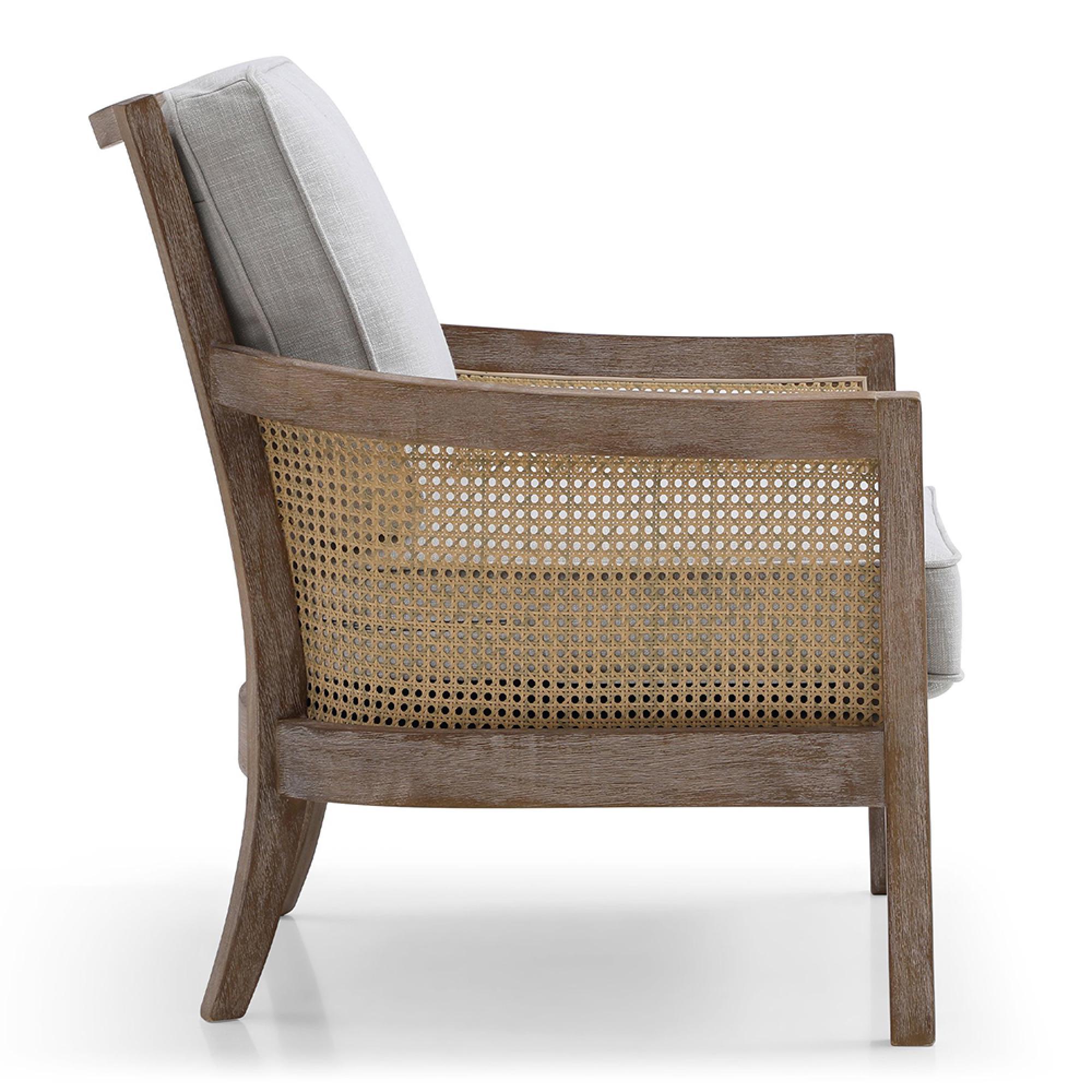 Cecilia Armchair - Grey Fabric