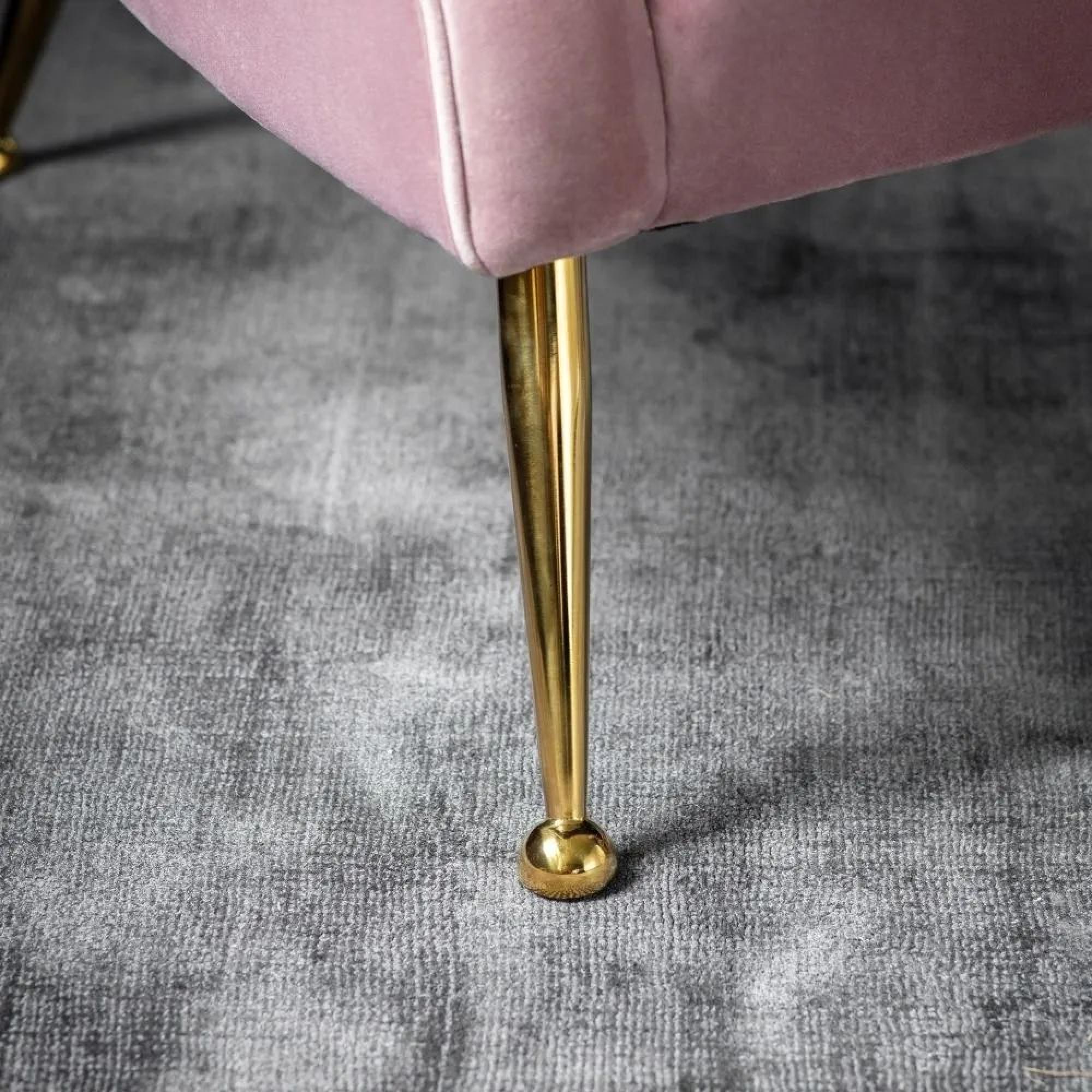 Clearance - Barletta Dusky Velvet Armchair - A220