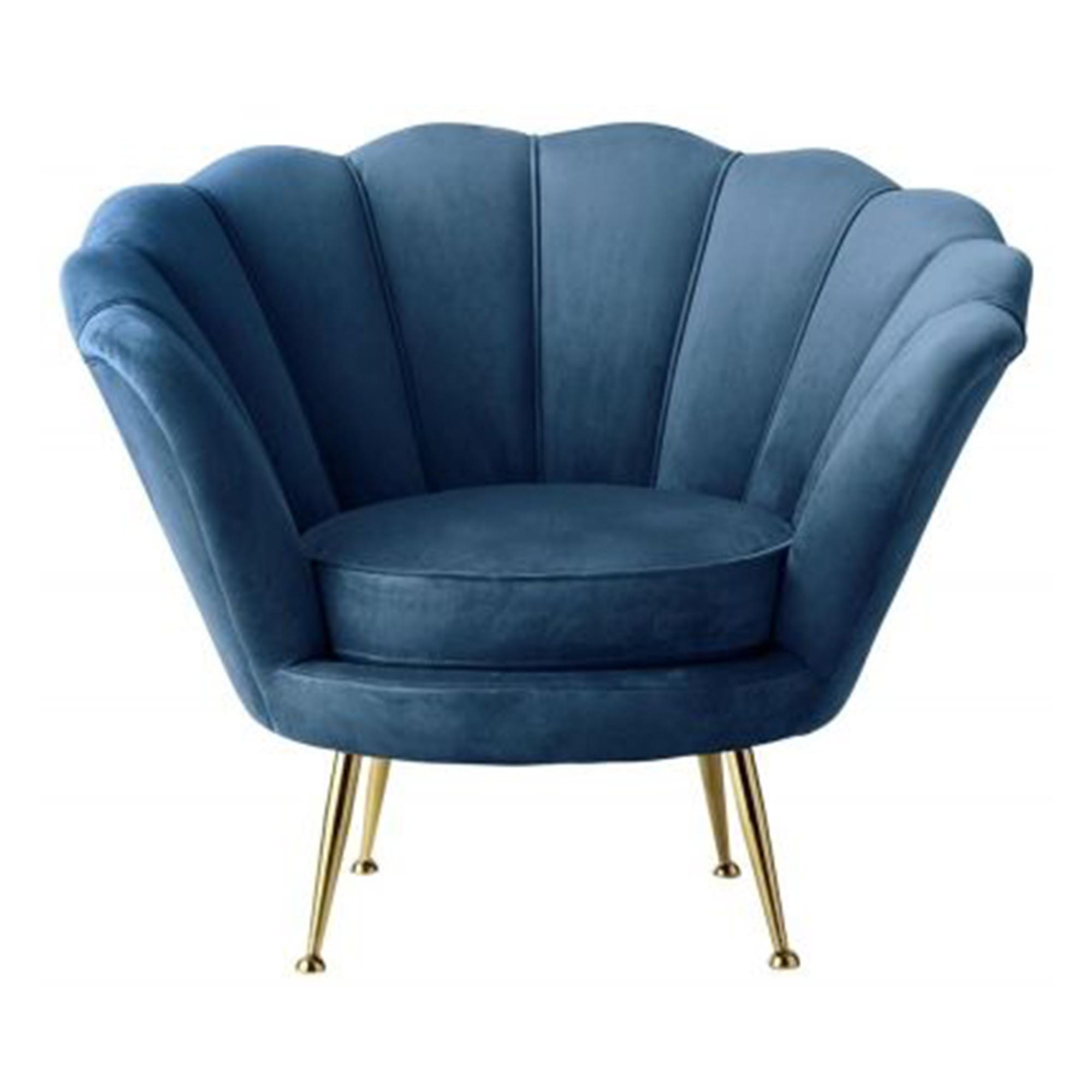 Clearance - Rivello Inky Blue Armchair - A47