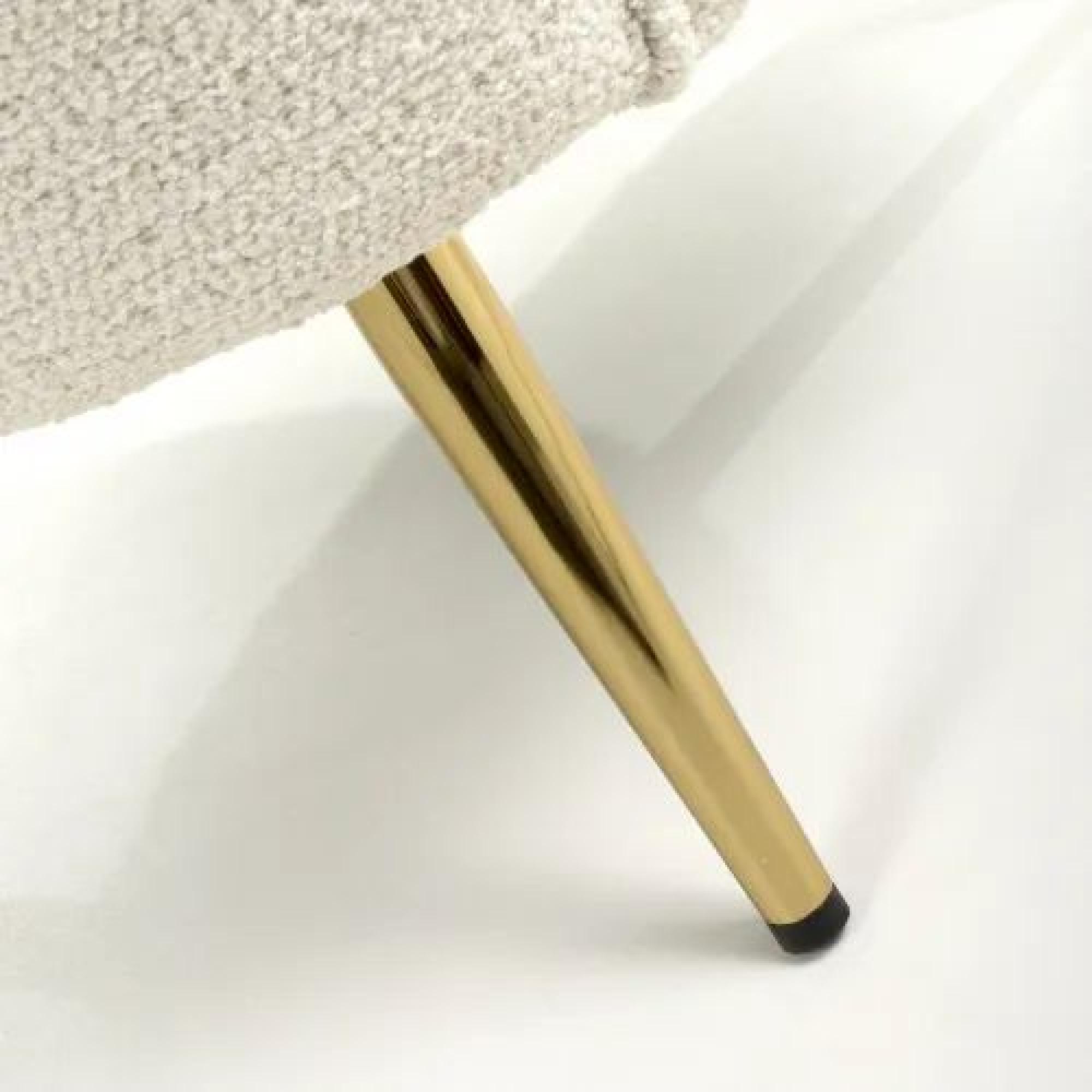 Lucia Tub Chair - Boucle - Vanilla White