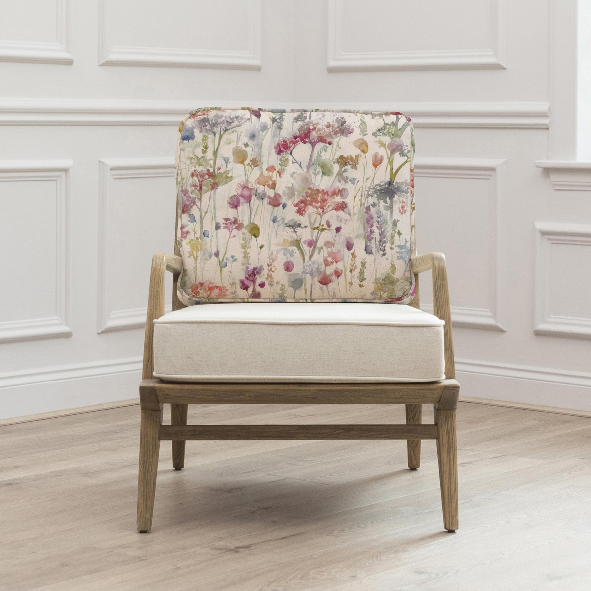 Ilinzas Idris Armchair - Poppy - Printed