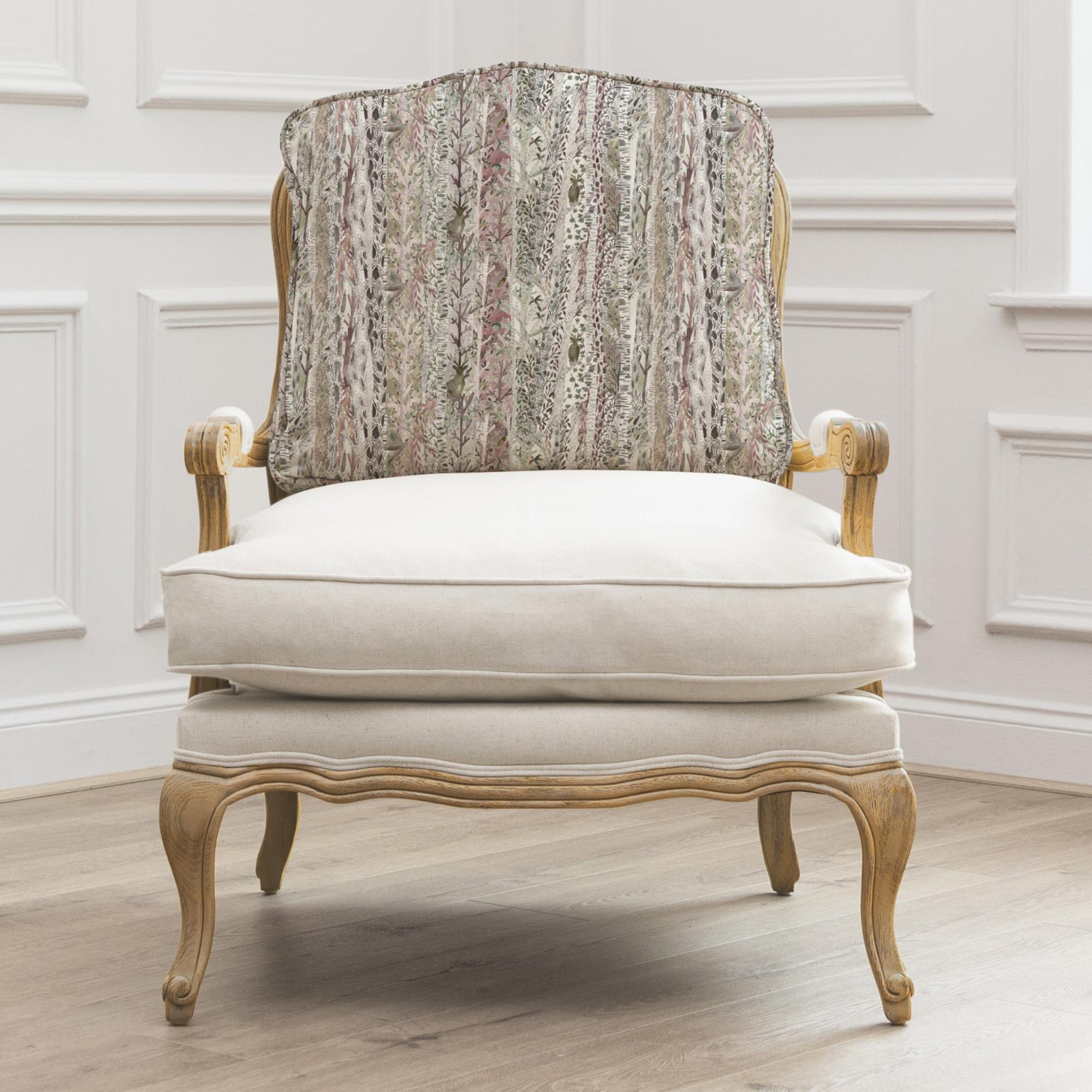 Whimsical Florence Armchair - Oak and Willow Tale - Printed