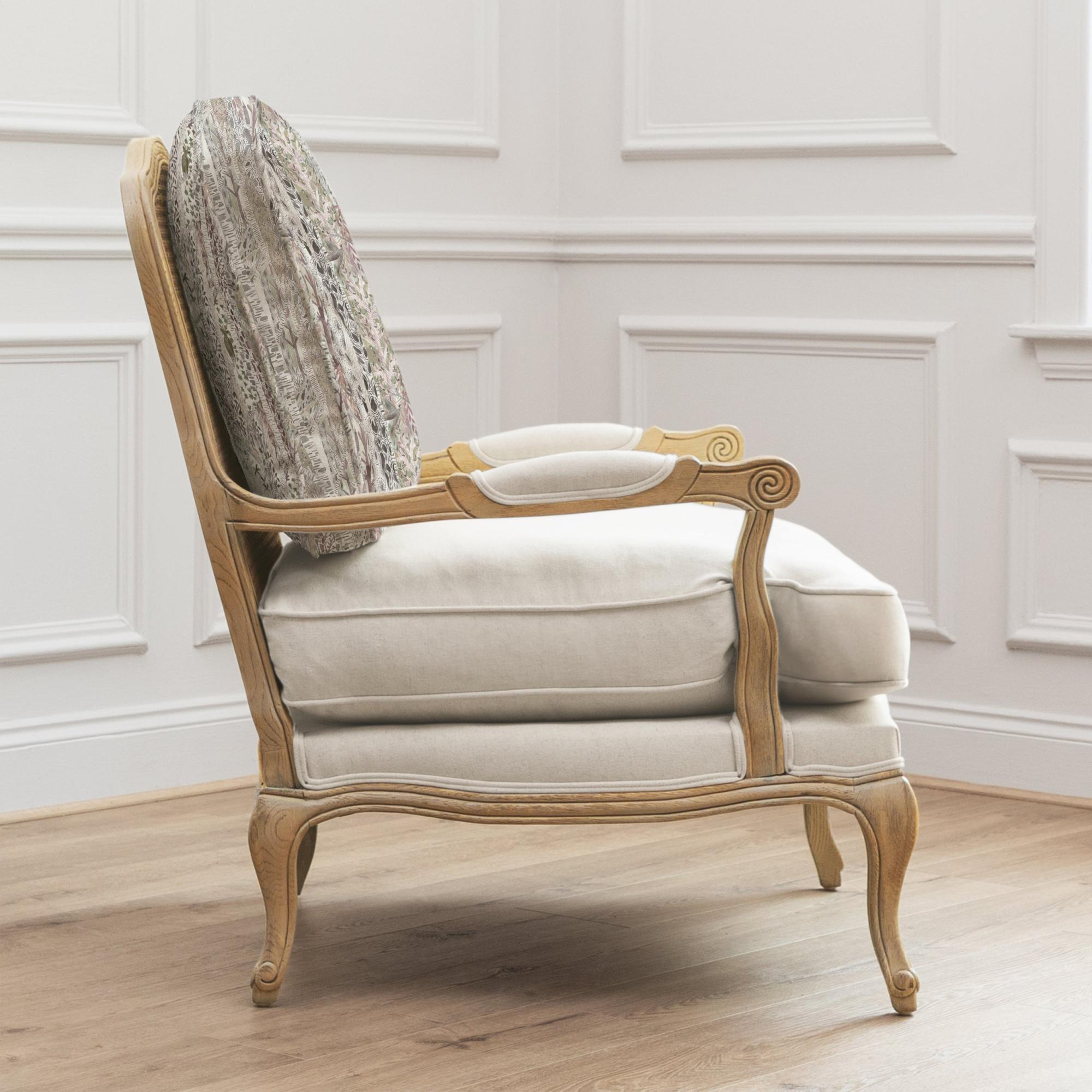 Whimsical Florence Armchair - Oak and Willow Tale - Printed