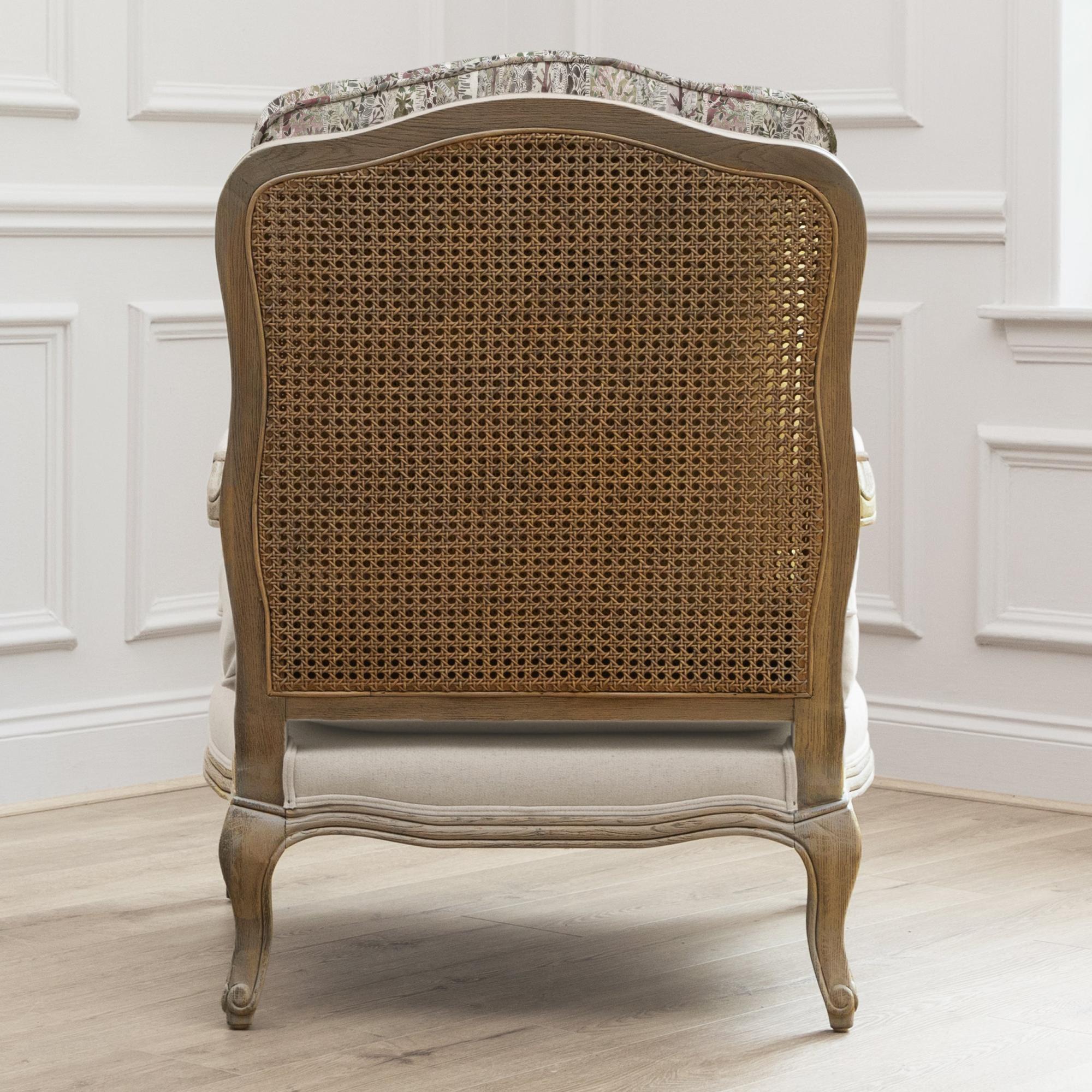 Whimsical Florence Armchair - Oak and Willow Tale - Printed