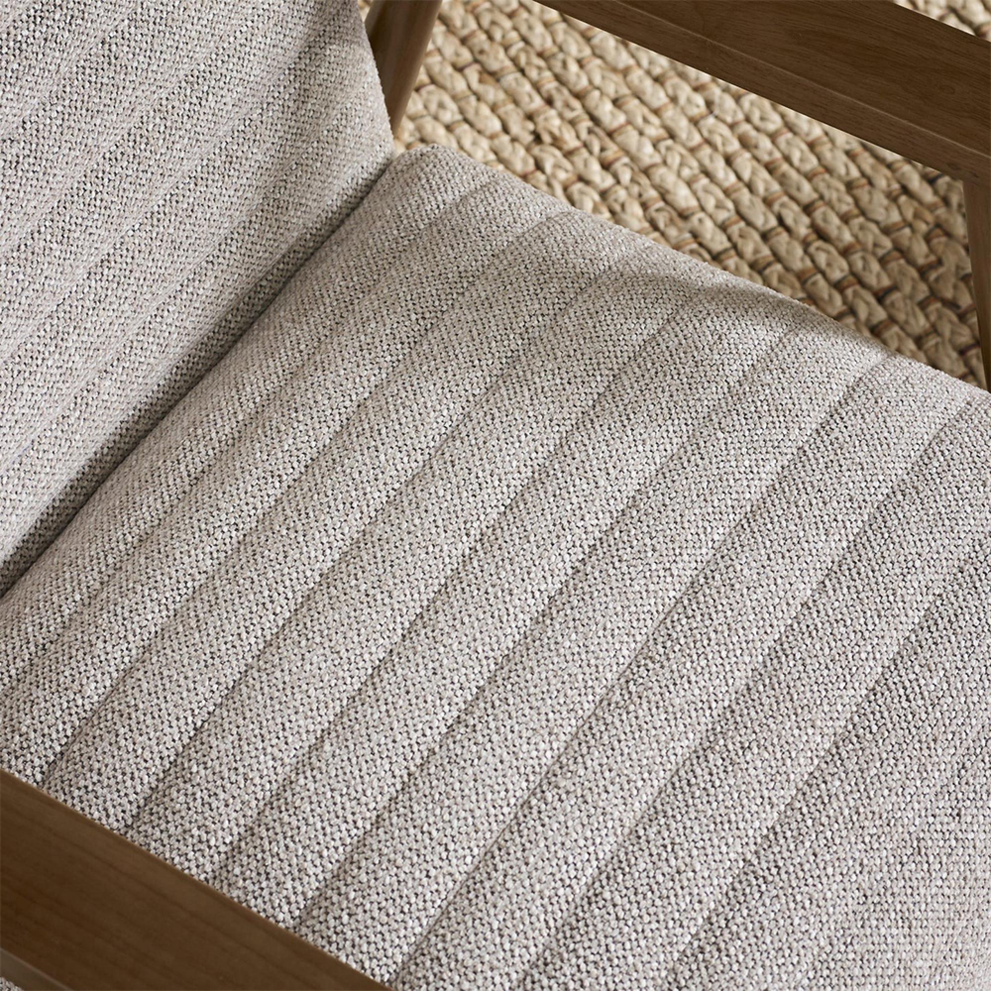 Ivy Armchair - Sand Tweed Fabric