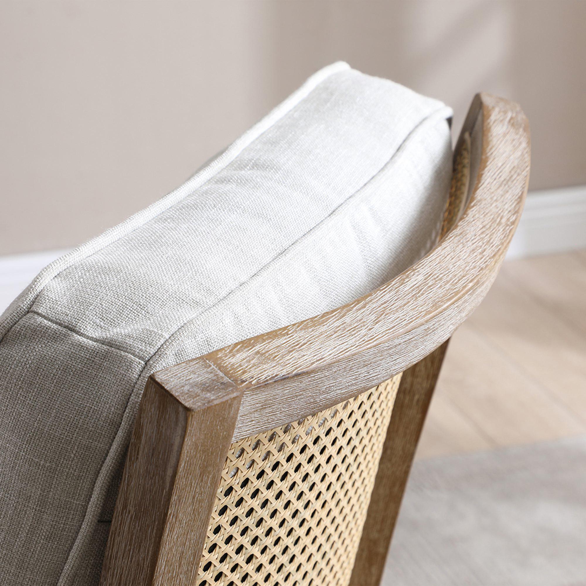 Cecilia Armchair - Grey Fabric