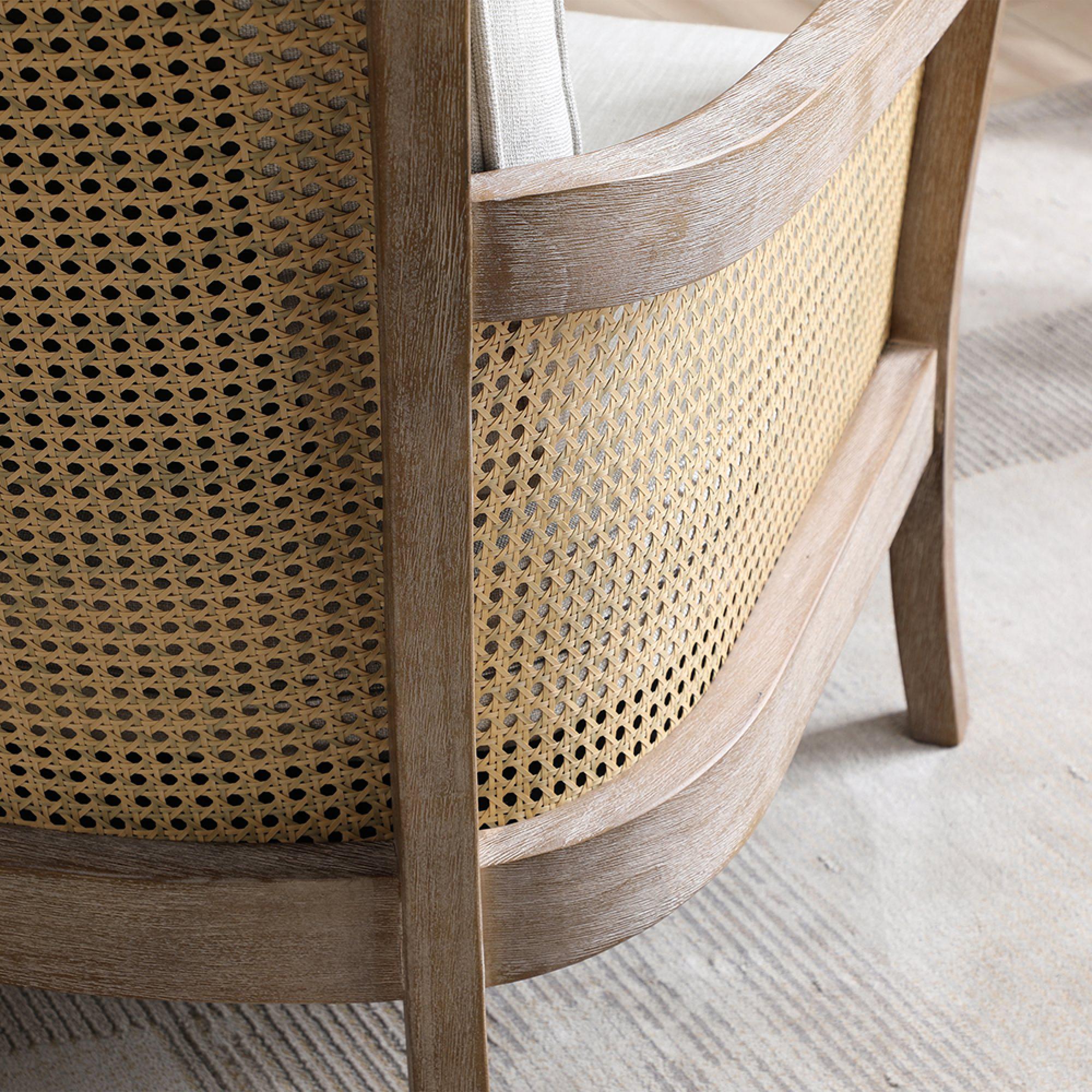 Cecilia Armchair - Grey Fabric