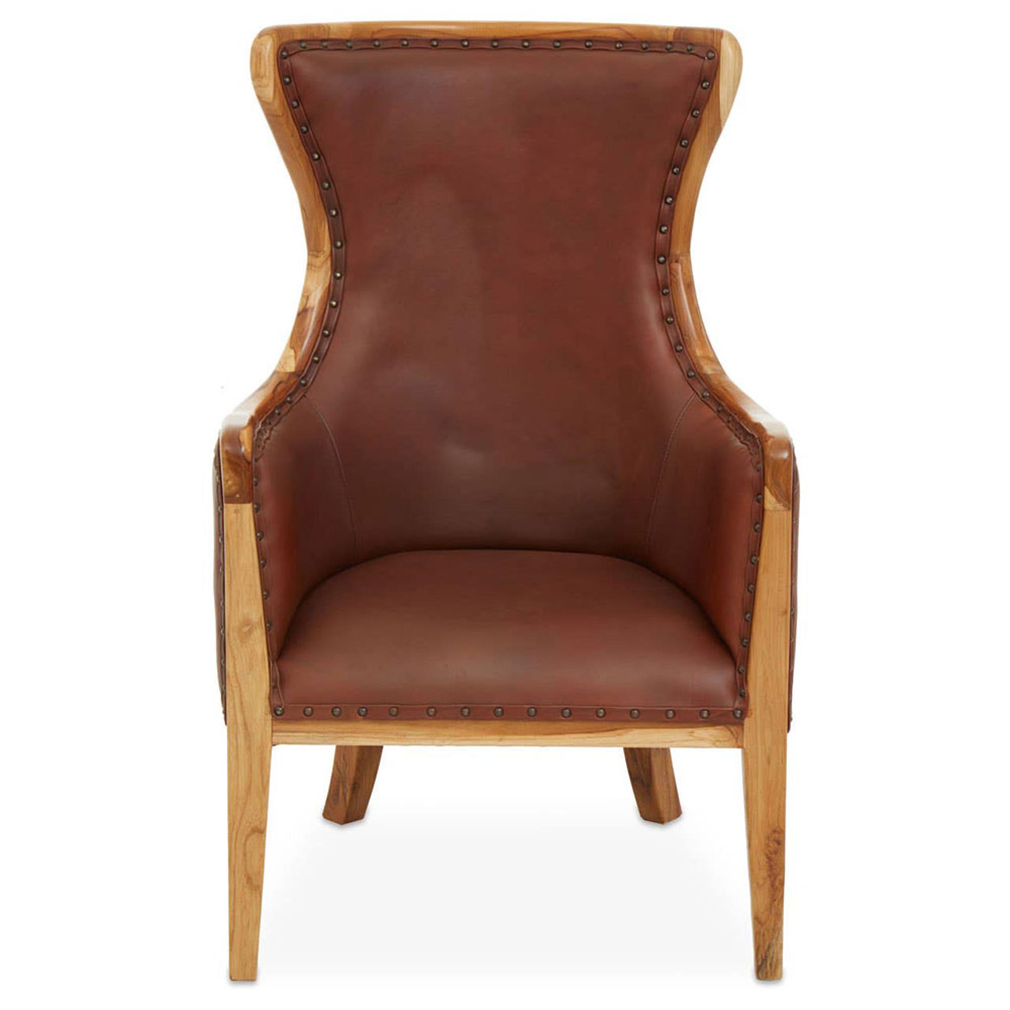 Kendari Lounge Chair - Vintage Brown Leather