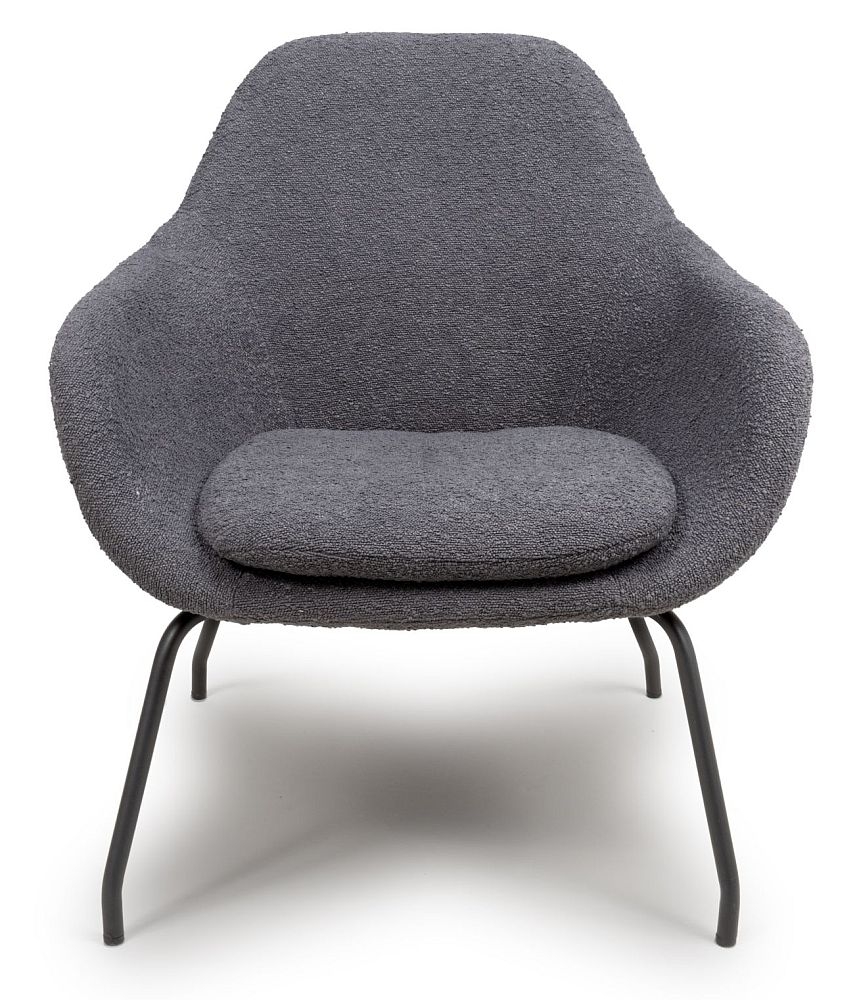 Moby Accent Chair - Grey Fabric