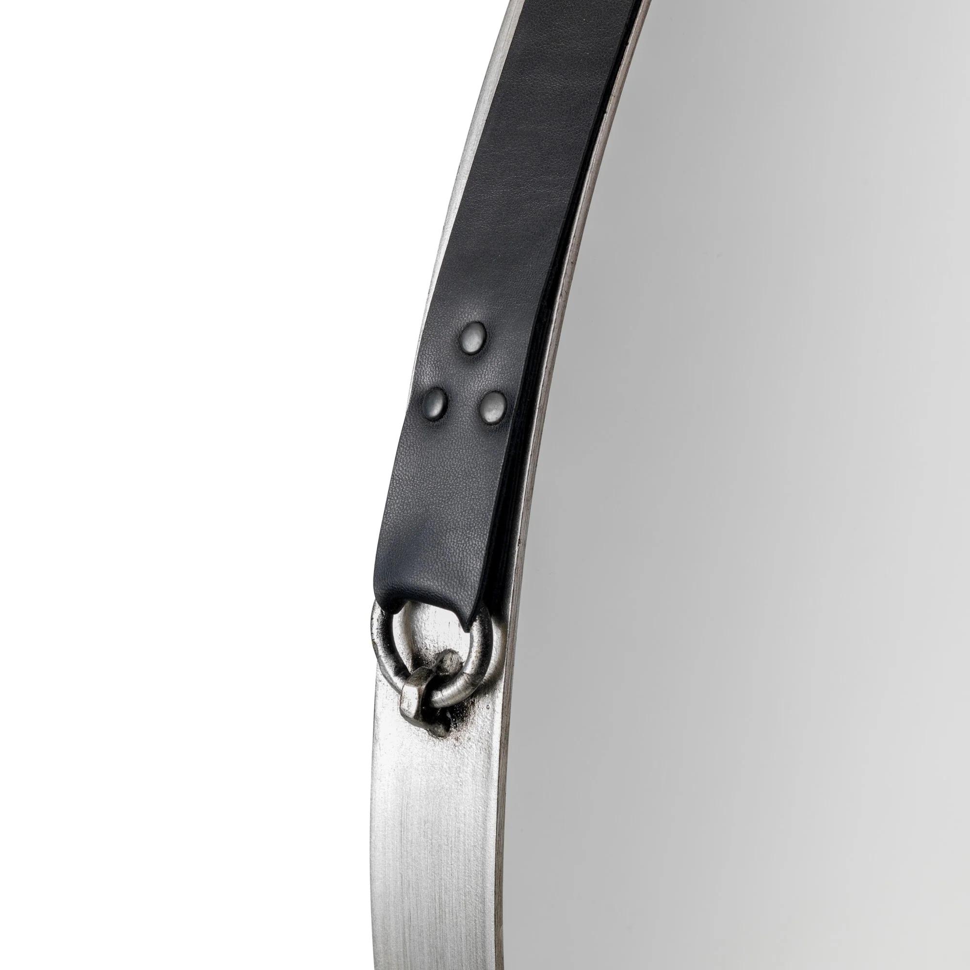 Opera Hanging Mirror - Round - Silver