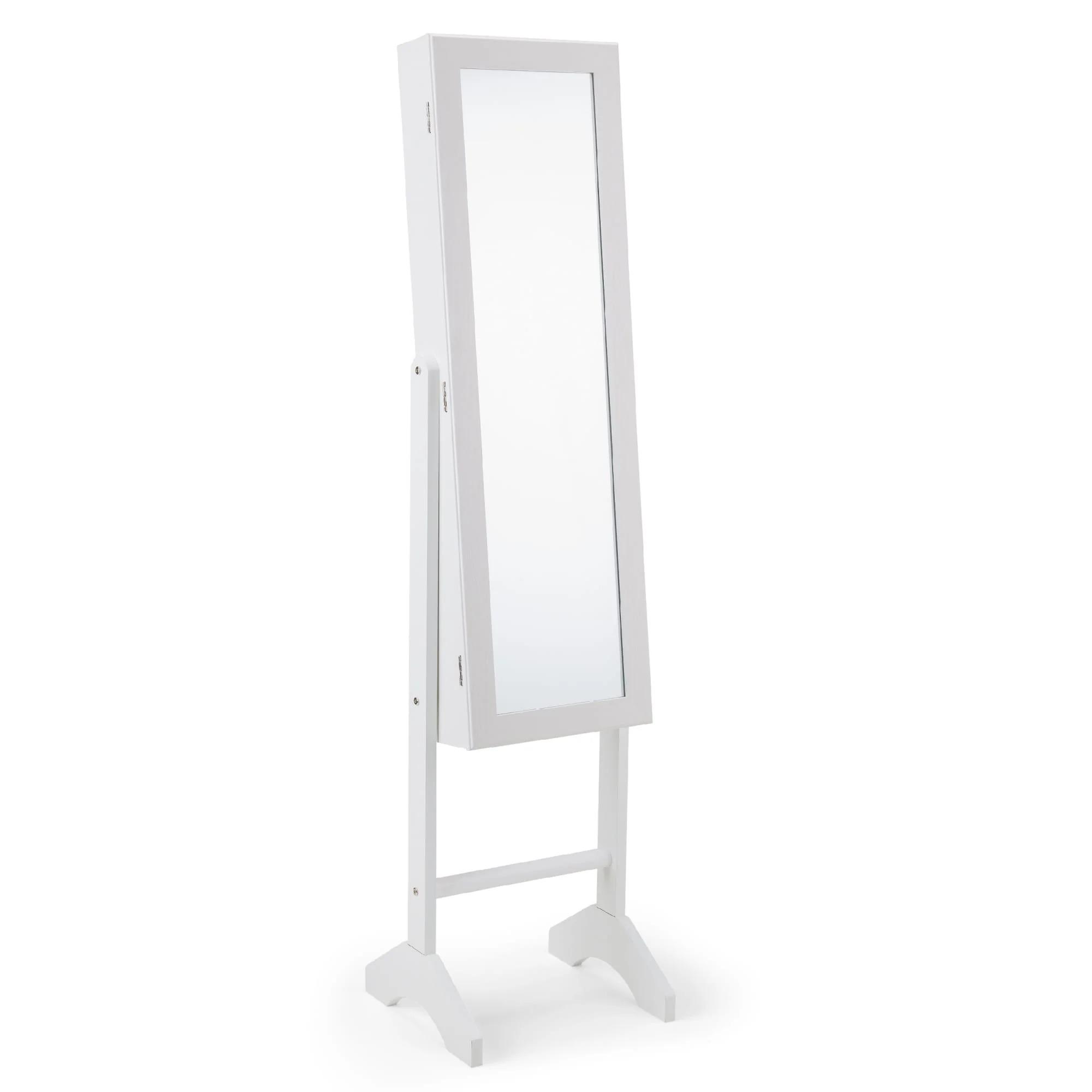 Prima Jewellery Mirror - 1 Door - White