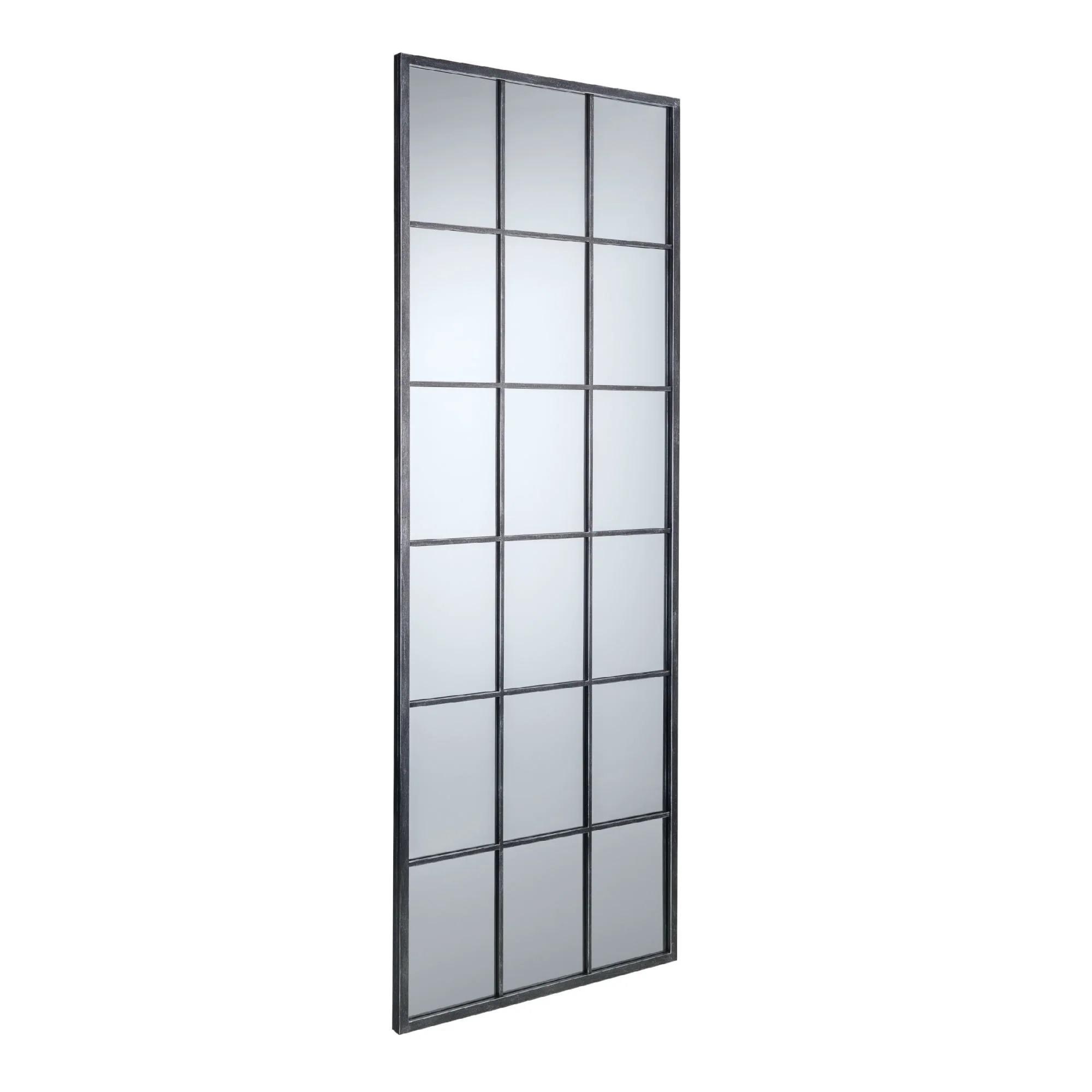 Somma Window Mirror - Rectangular - Pewter