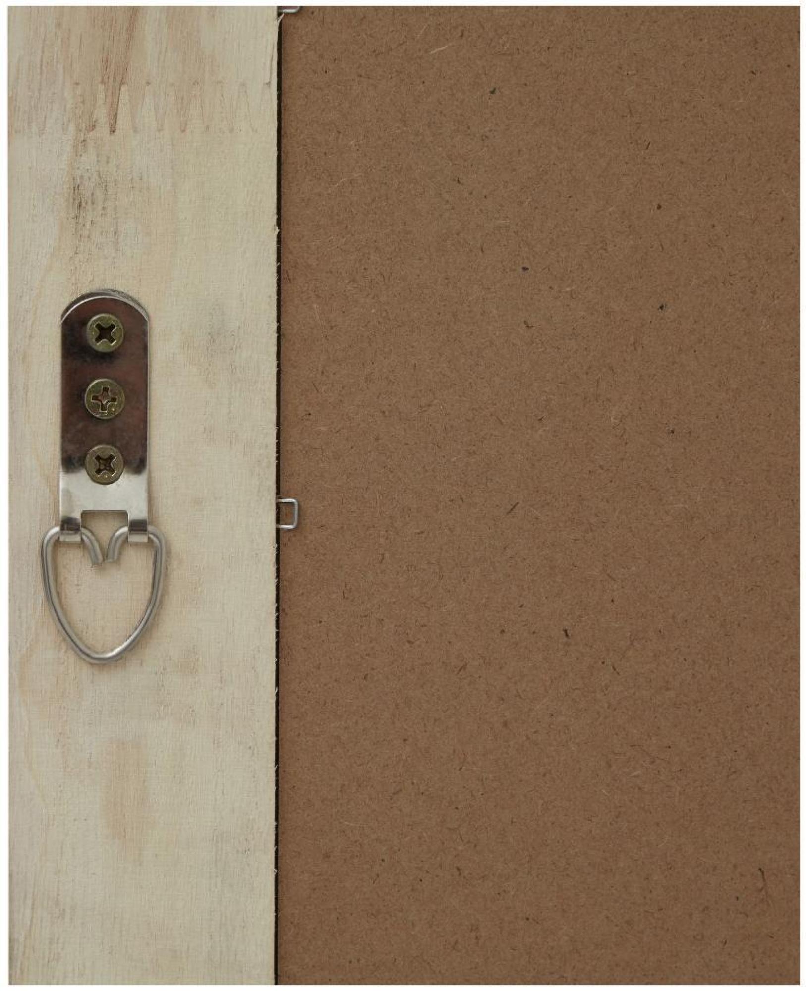 Window Mirror - Large - Antique Brown - Washed Wood