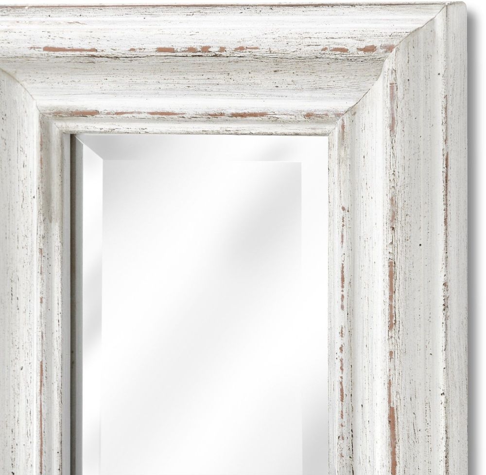 Wall Mirror - Antique White - 19cm x 135cm