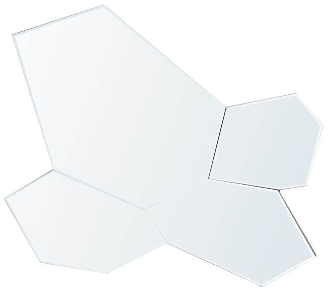 Art Deco Wall Mirror - 83cm x 100cm - Set of 2