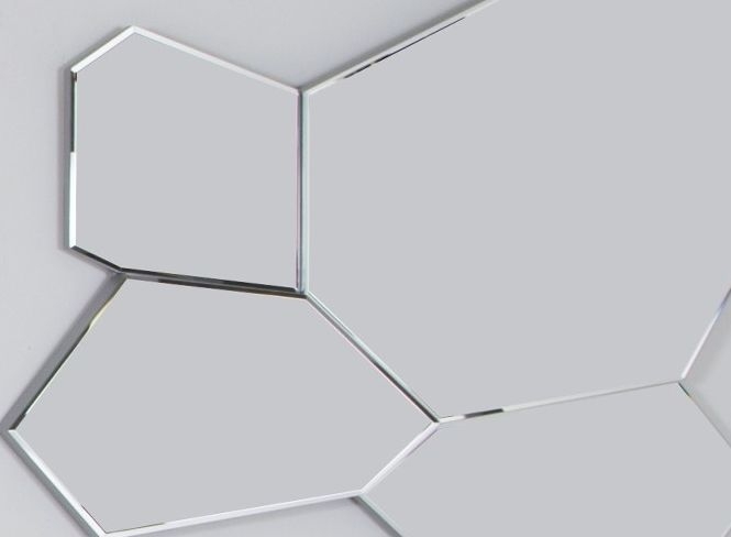 Art Deco Wall Mirror - 83cm x 100cm - Set of 2