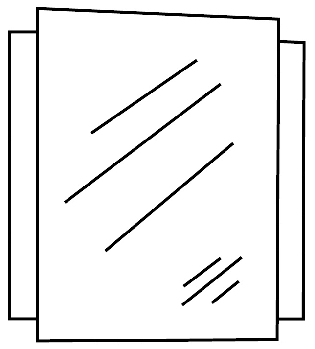 Augusta Grey Oak Effect Wall Mirror