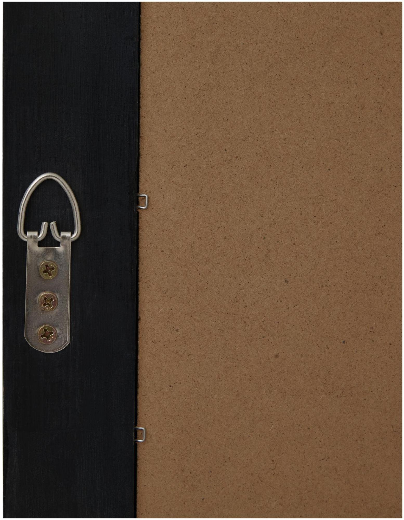 Window Mirror - XL - Black Wood