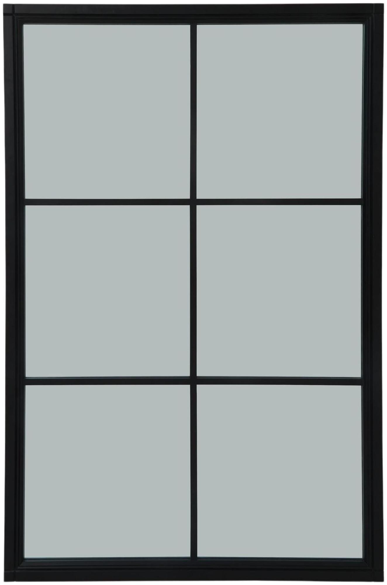 Window Mirror - XL - Black Wood