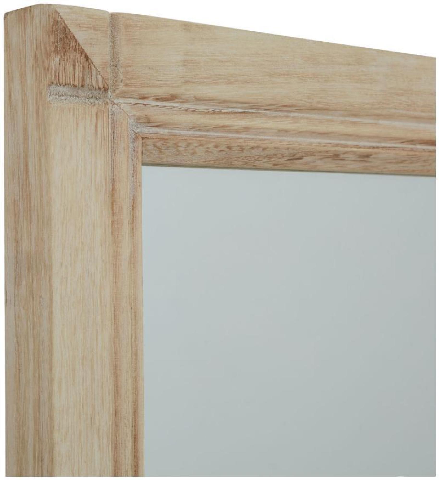 Window Mirror - XL - Brown Wood