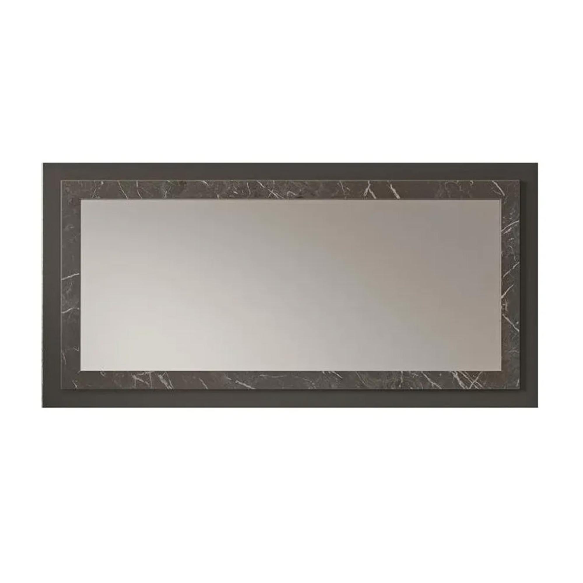 Carvelle Dark Grey Wall Mirror