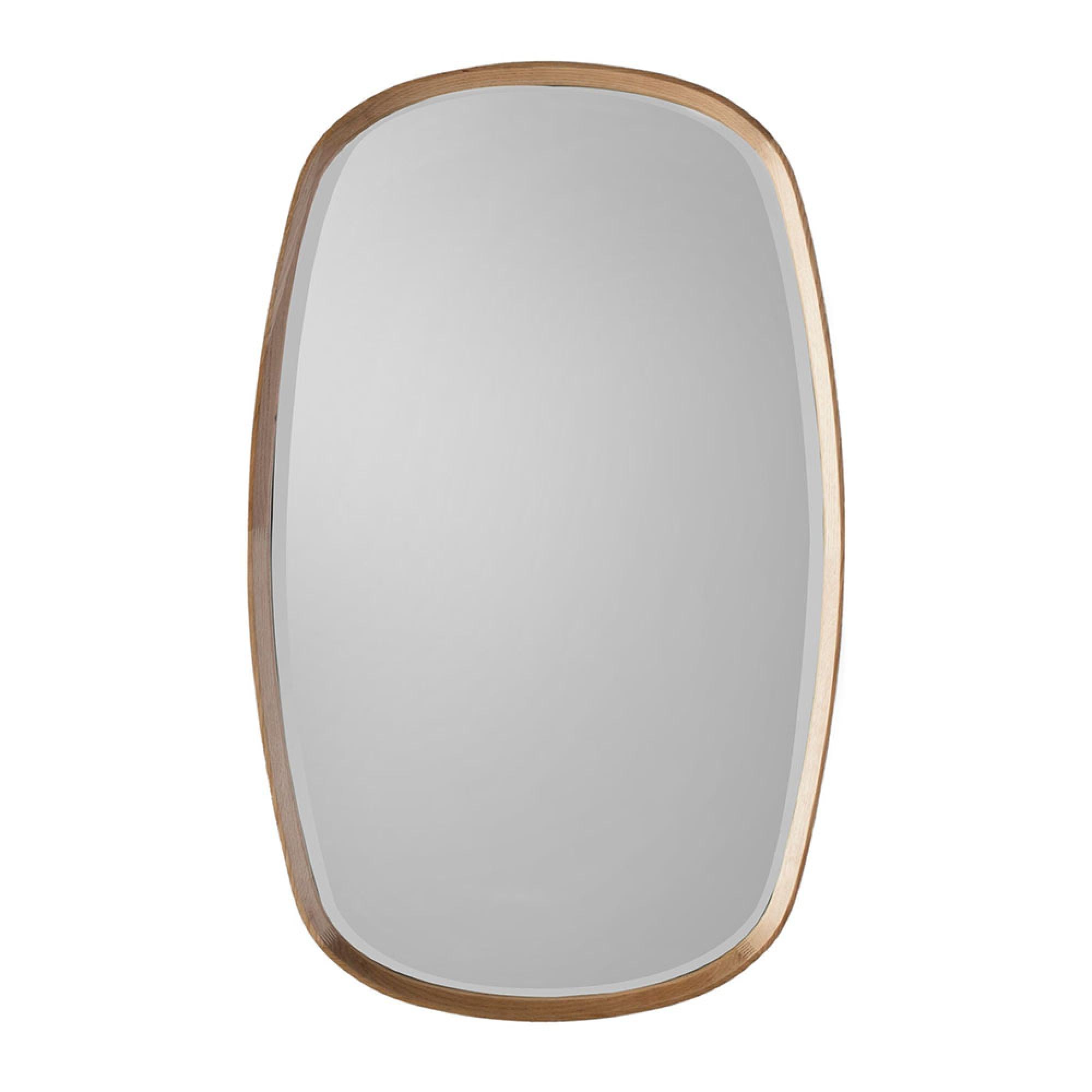 Clearance - Keaton Oak Mirror - 90cm x 55cm - A211