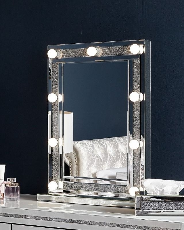 Clearance - Naro Broadway 9 Lights Rectangular Vanity Mirror - FSS14132