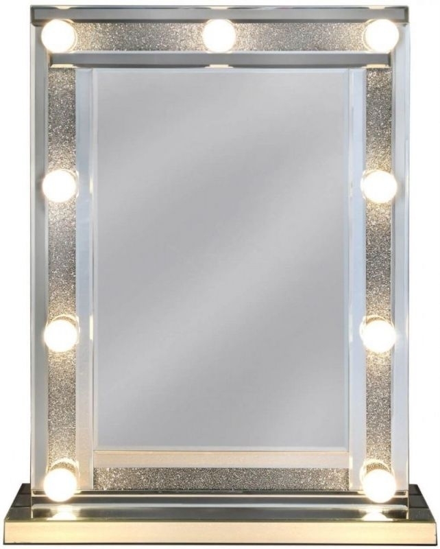 Clearance - Naro Broadway 9 Lights Rectangular Vanity Mirror - FSS14132