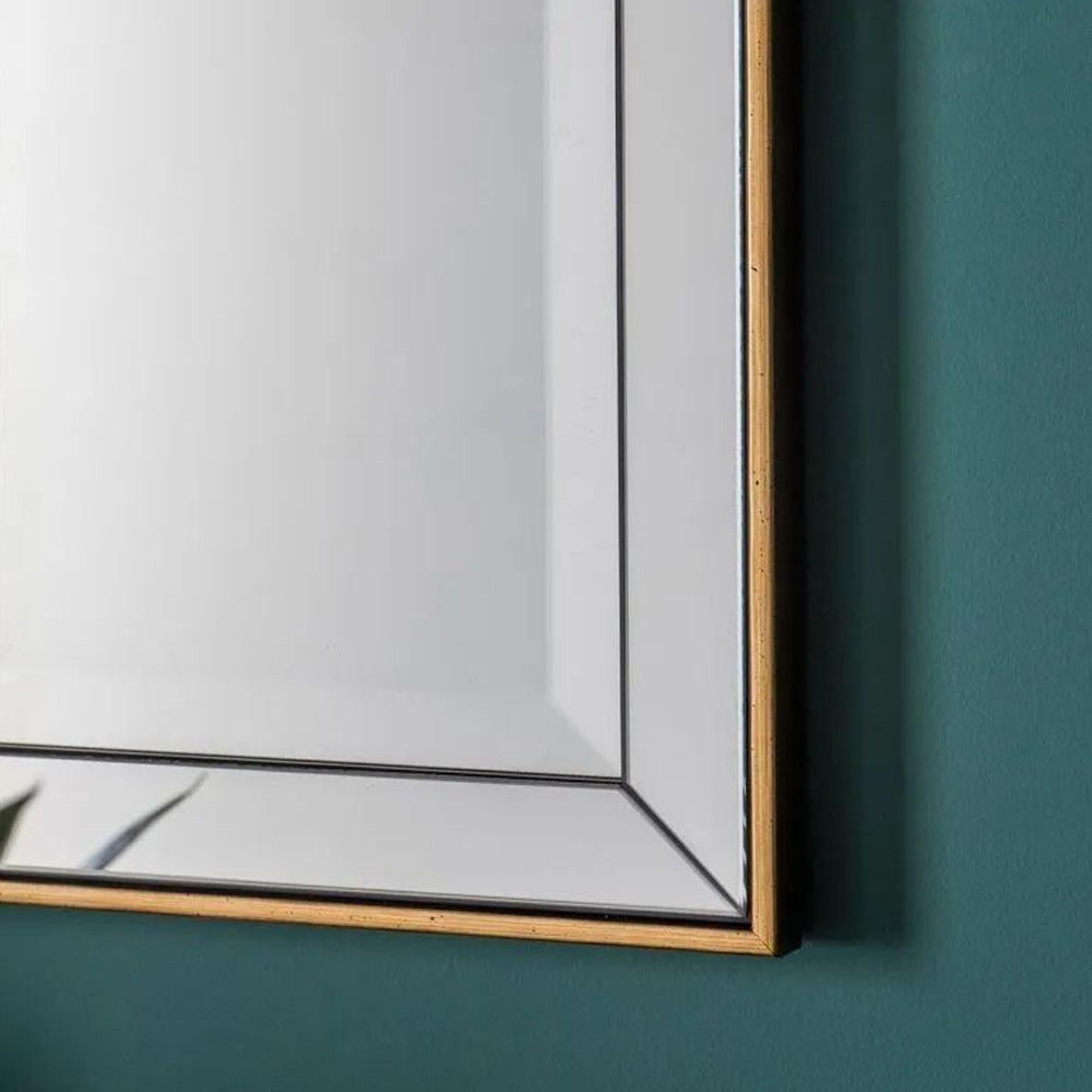 Clearance - Powell Gold Wall Mirror - 50cm x 60cm - A146