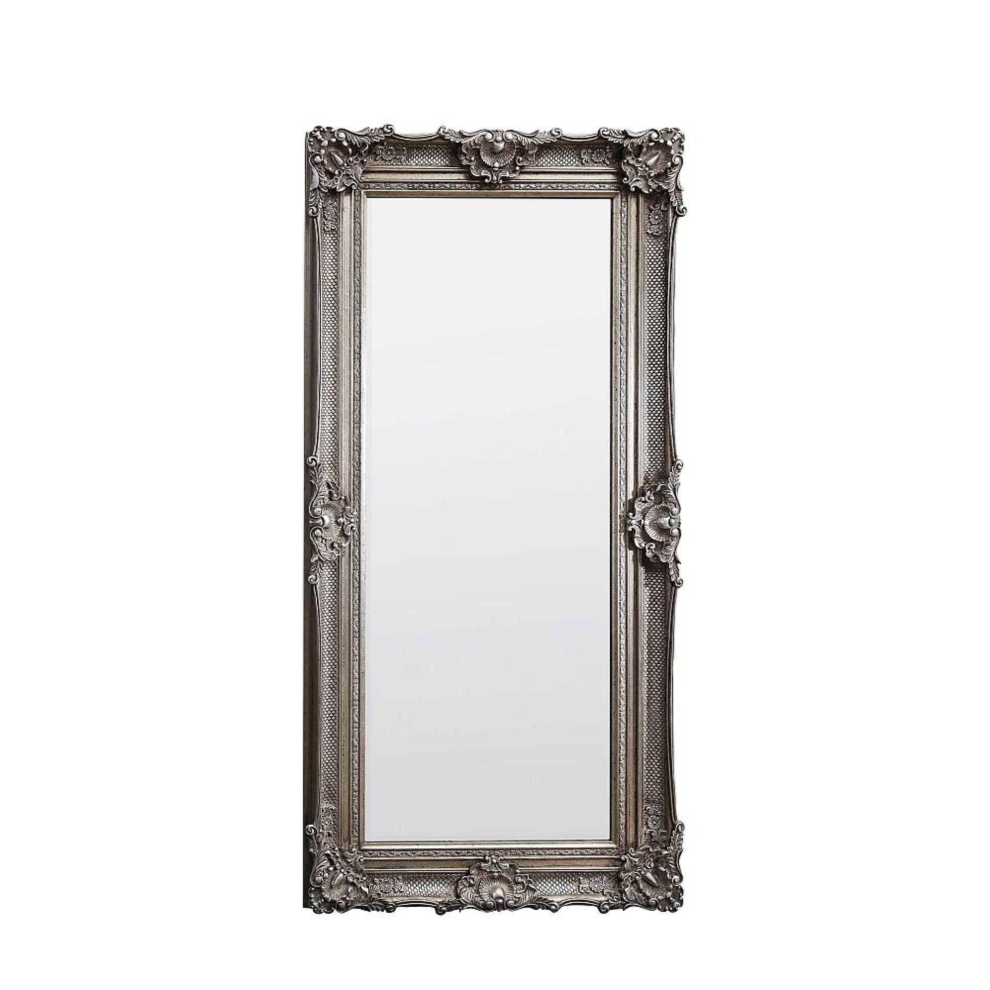 Clearance - Stretton Silver Leaner Mirror - 88cm x 177cm - A215