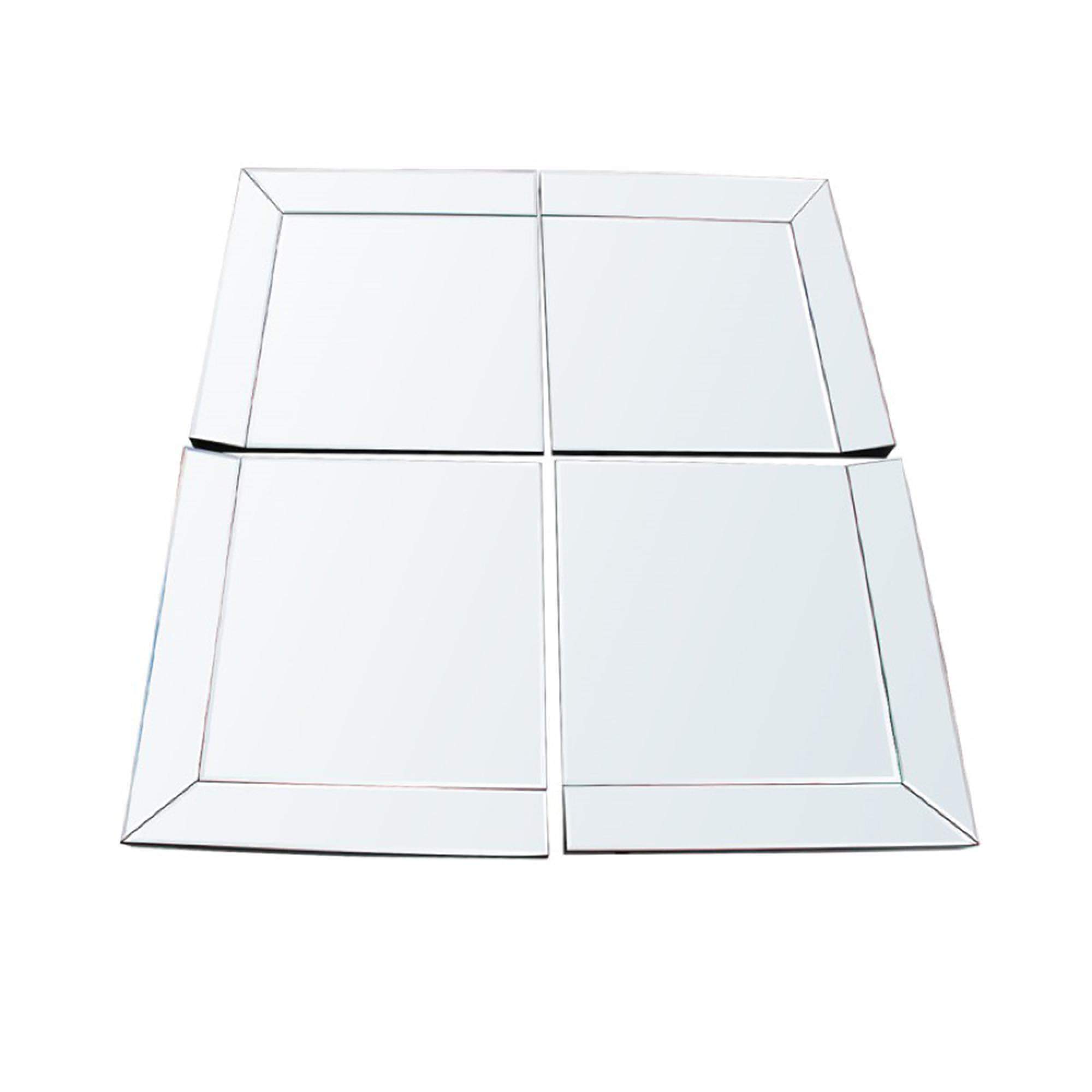 Wall Mirror - Square - Glass - 50cm x 50cm
