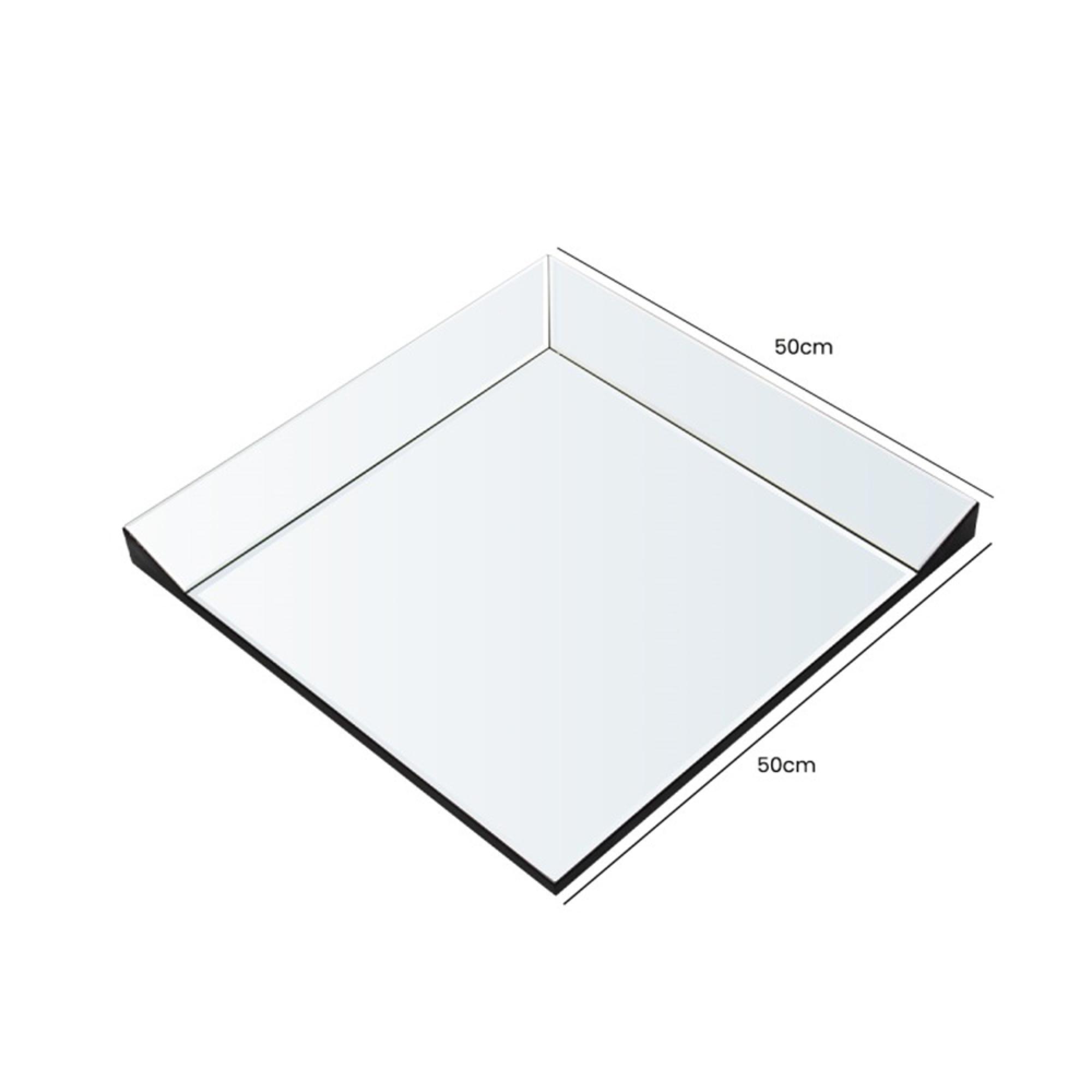Wall Mirror - Square - Glass - 50cm x 50cm
