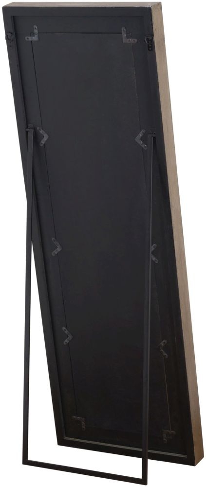 Augustus Cheval Mirror - Antique Metallic - 62cm x 180cm